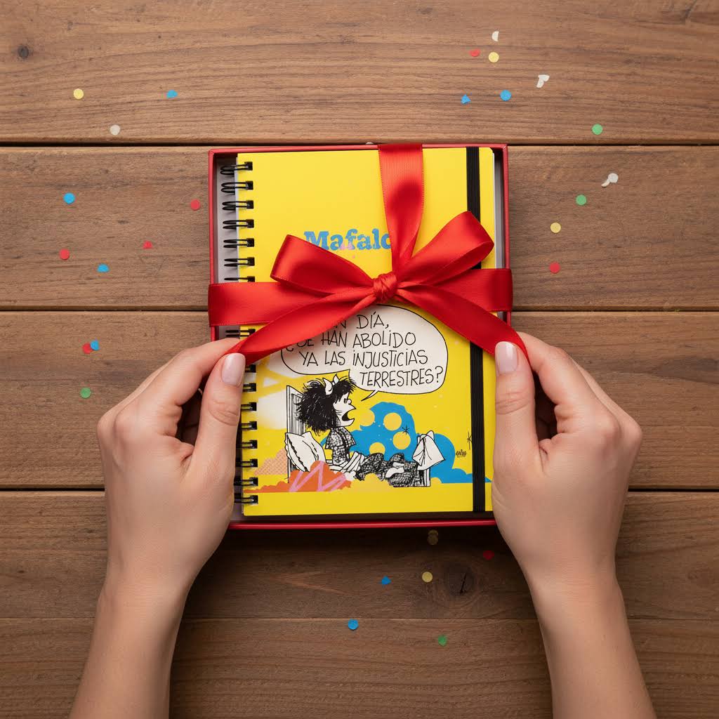 Cuaderno A5 Mafalda injusticias
