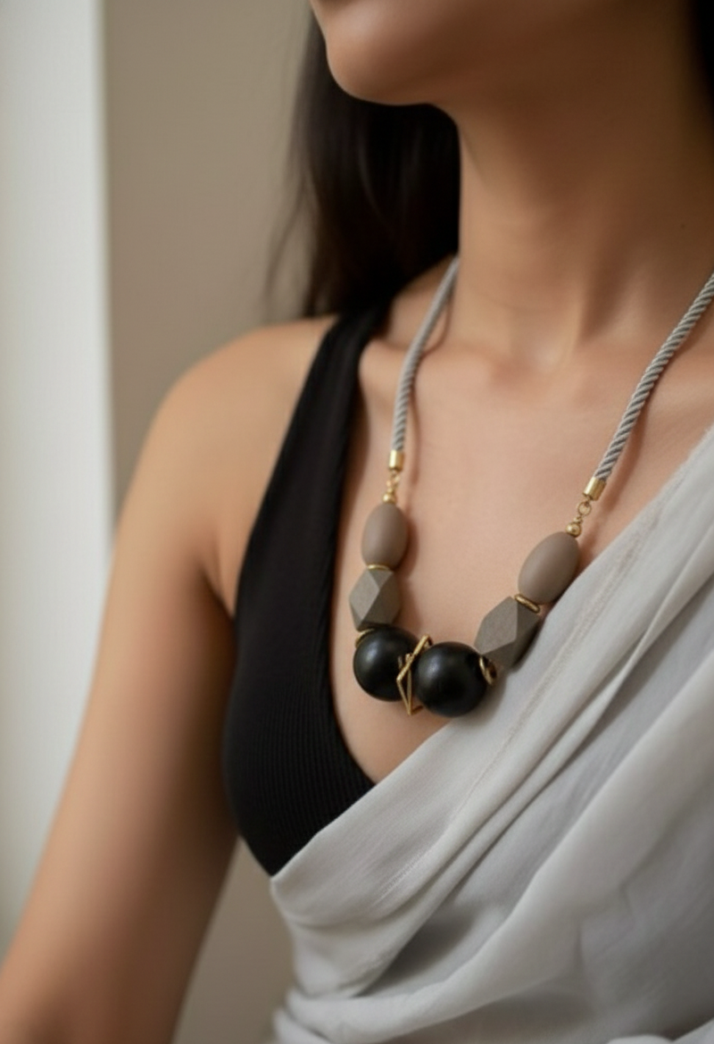 The Monochrome Bohemian Necklace