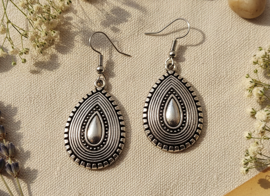 Vintage Teardrop Earrings