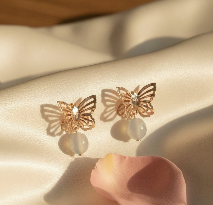 Butterfly Crystal Earrings
