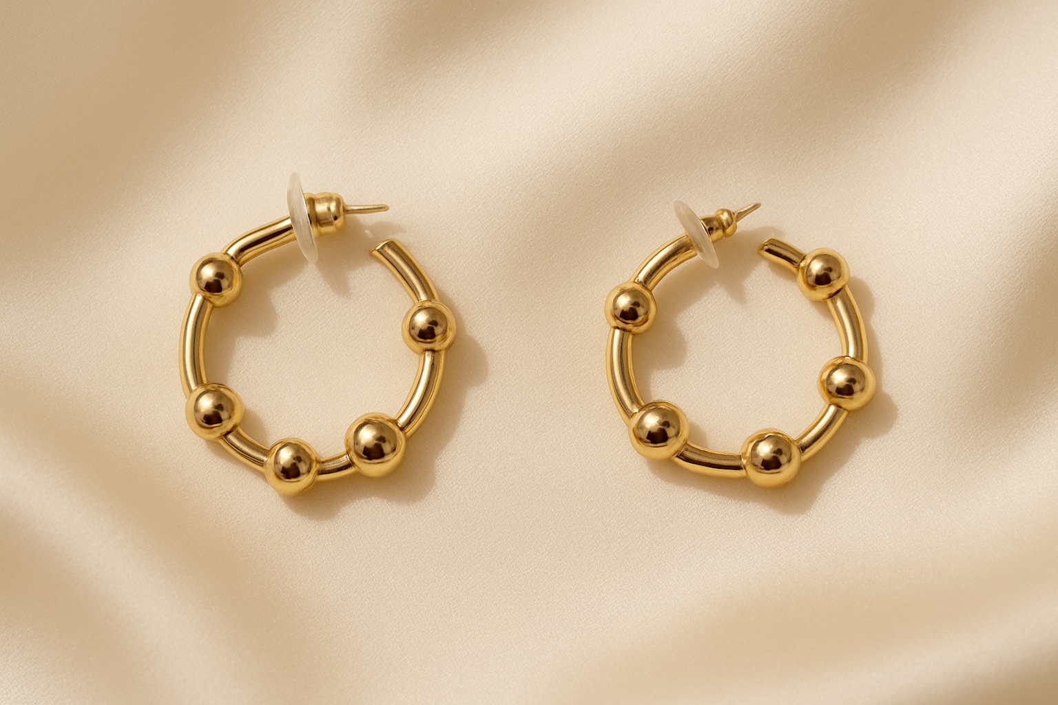 Gold Hoop Earrings