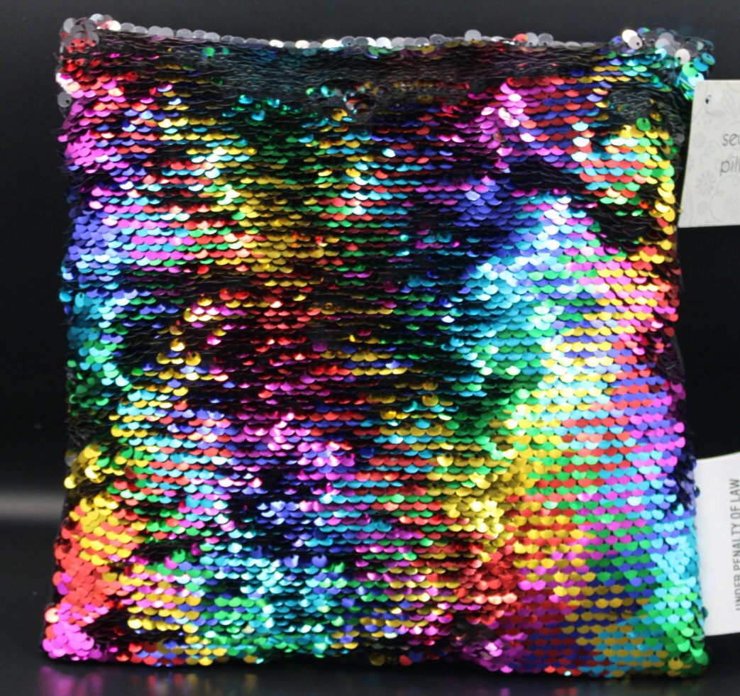 Sequins Cushion (9.25x9.25in)