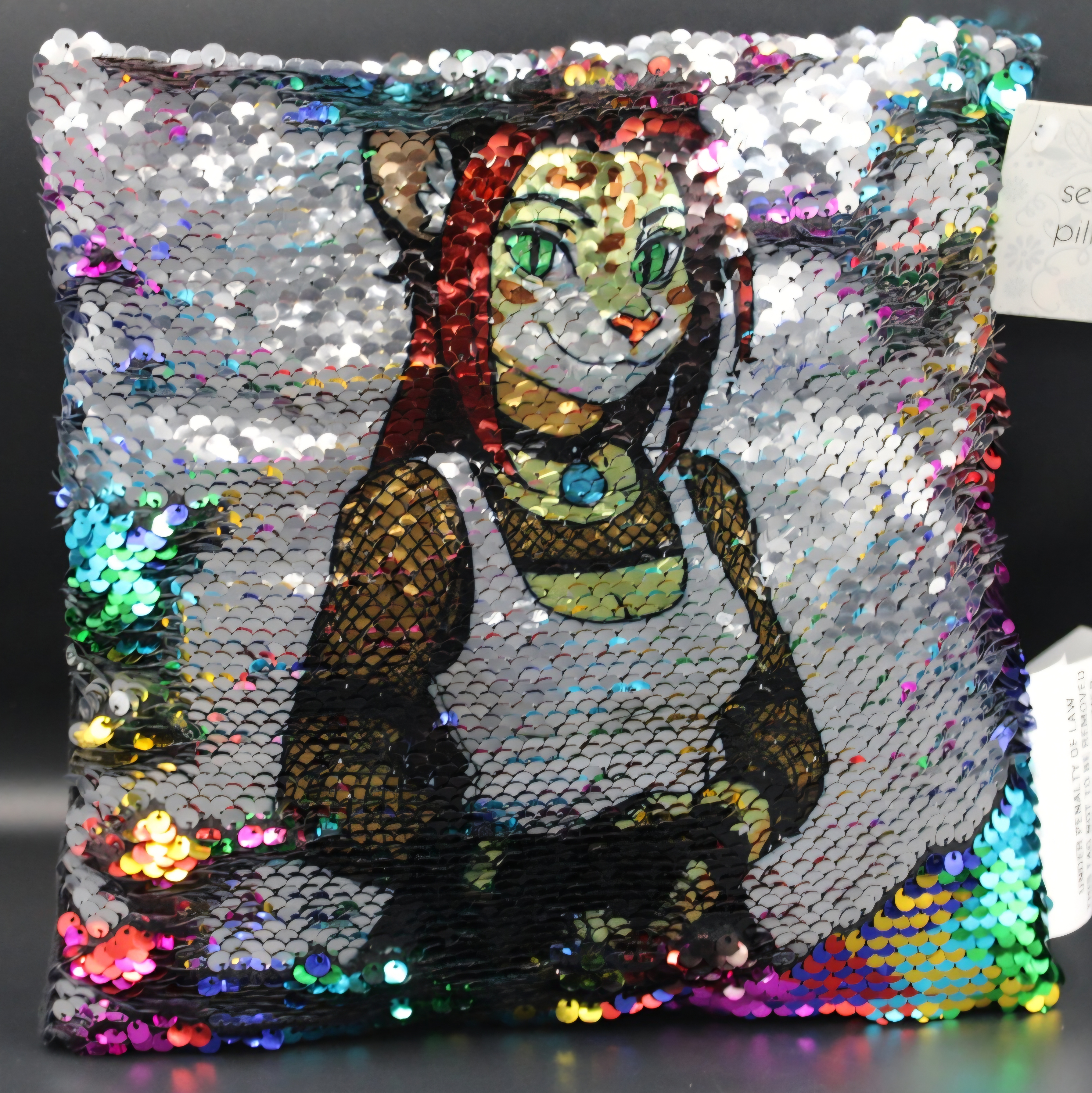 Sequins Cushion (9.25x9.25in)