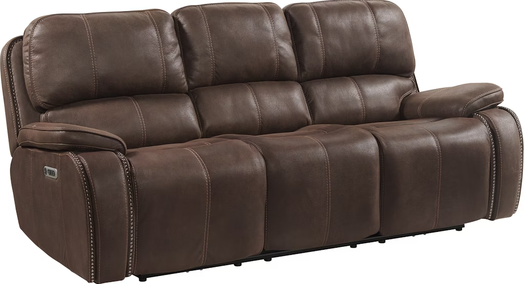 Atlantis Brown Power Reclining Living Room Set with Power Headrest