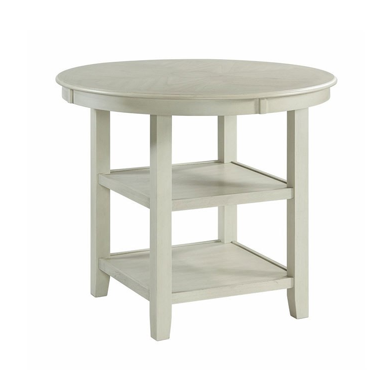 Amherst White Counter Height Dining Room Set