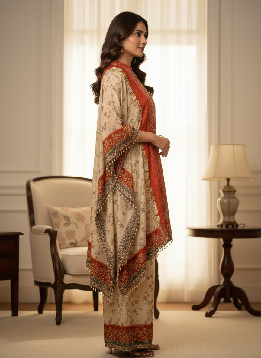Elegant Kaftaan Palazzo Set