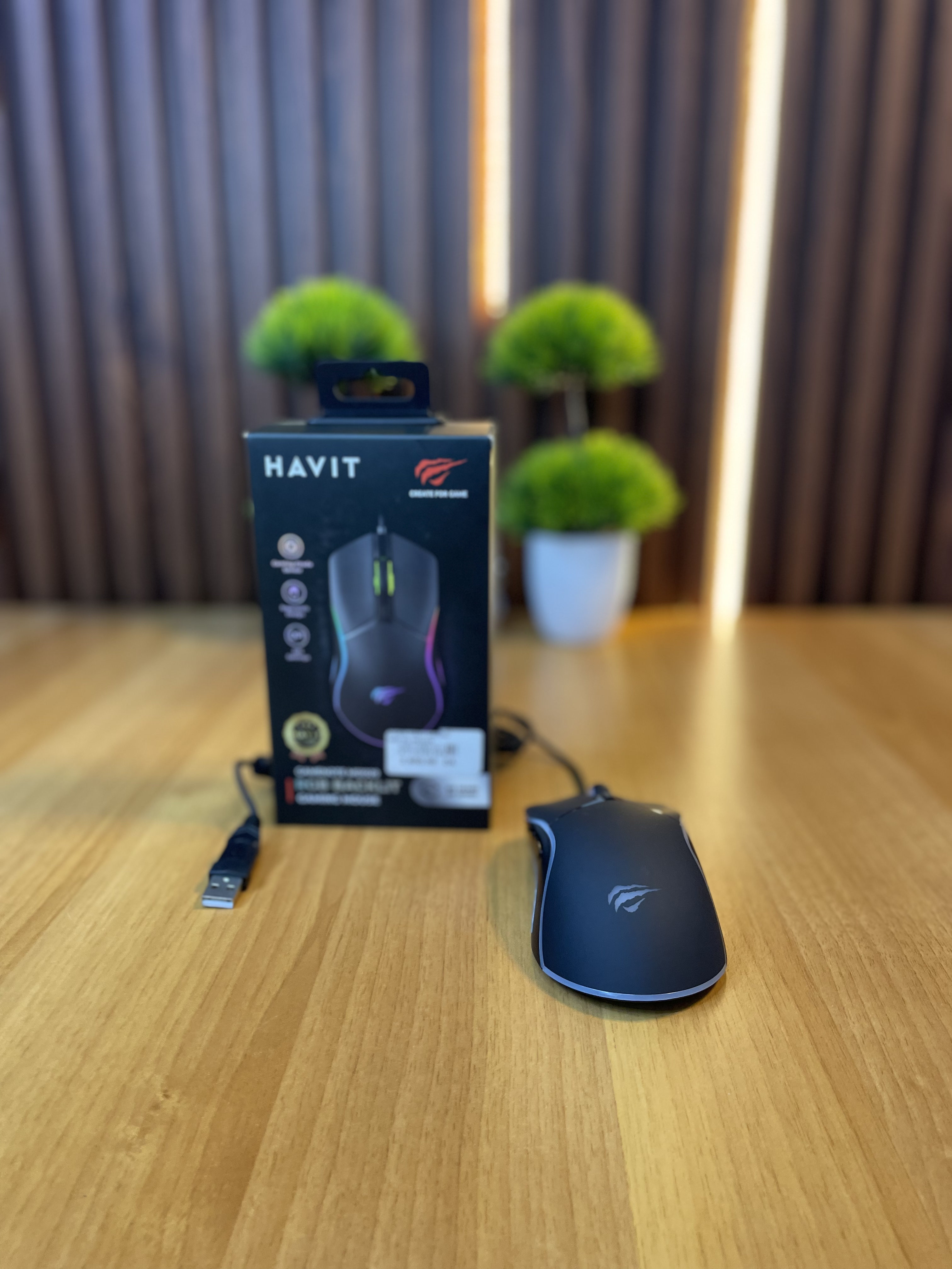 HAVIT GAMENOTE MS1029 - RGB BACKLIT- GAMING MOUSE
