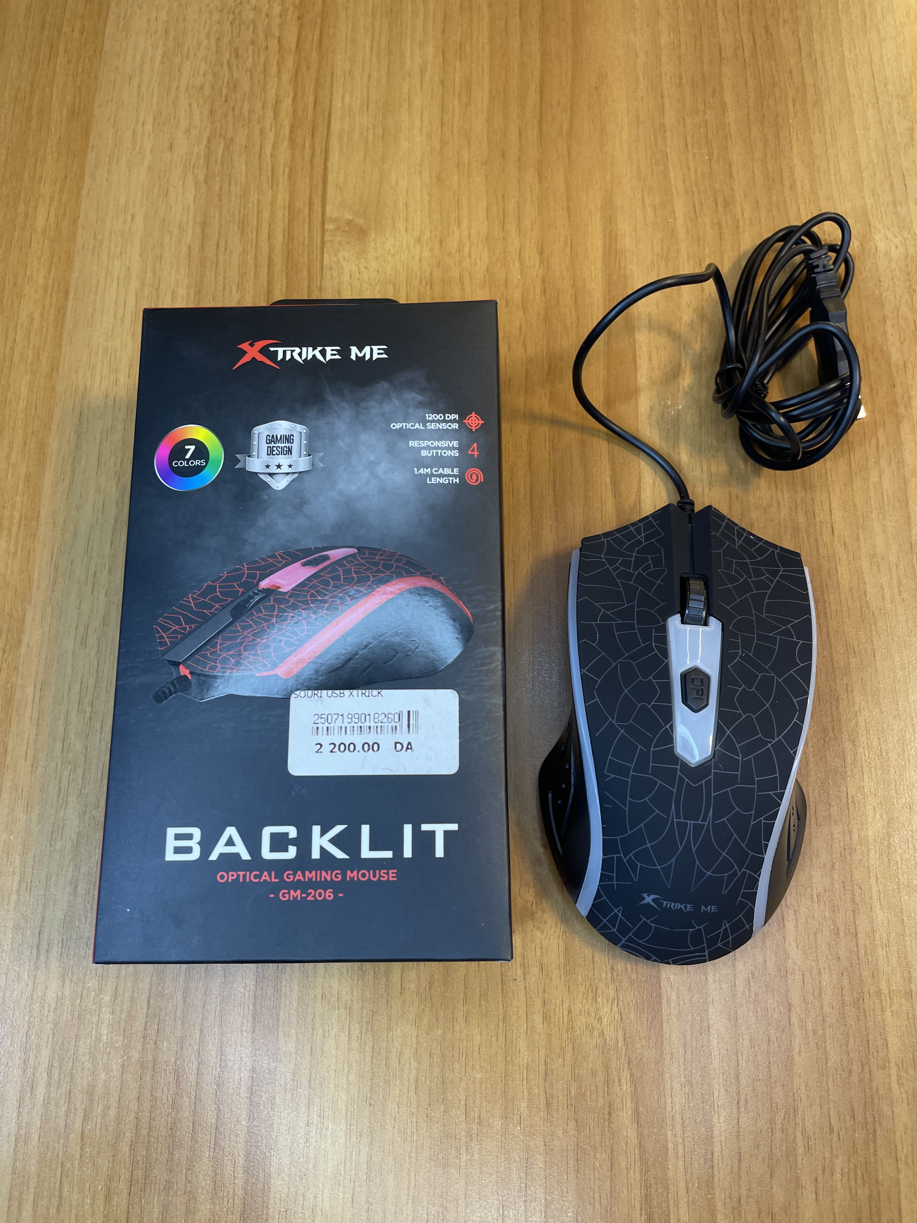 Xtrike Me optical gaming mouse gm-206