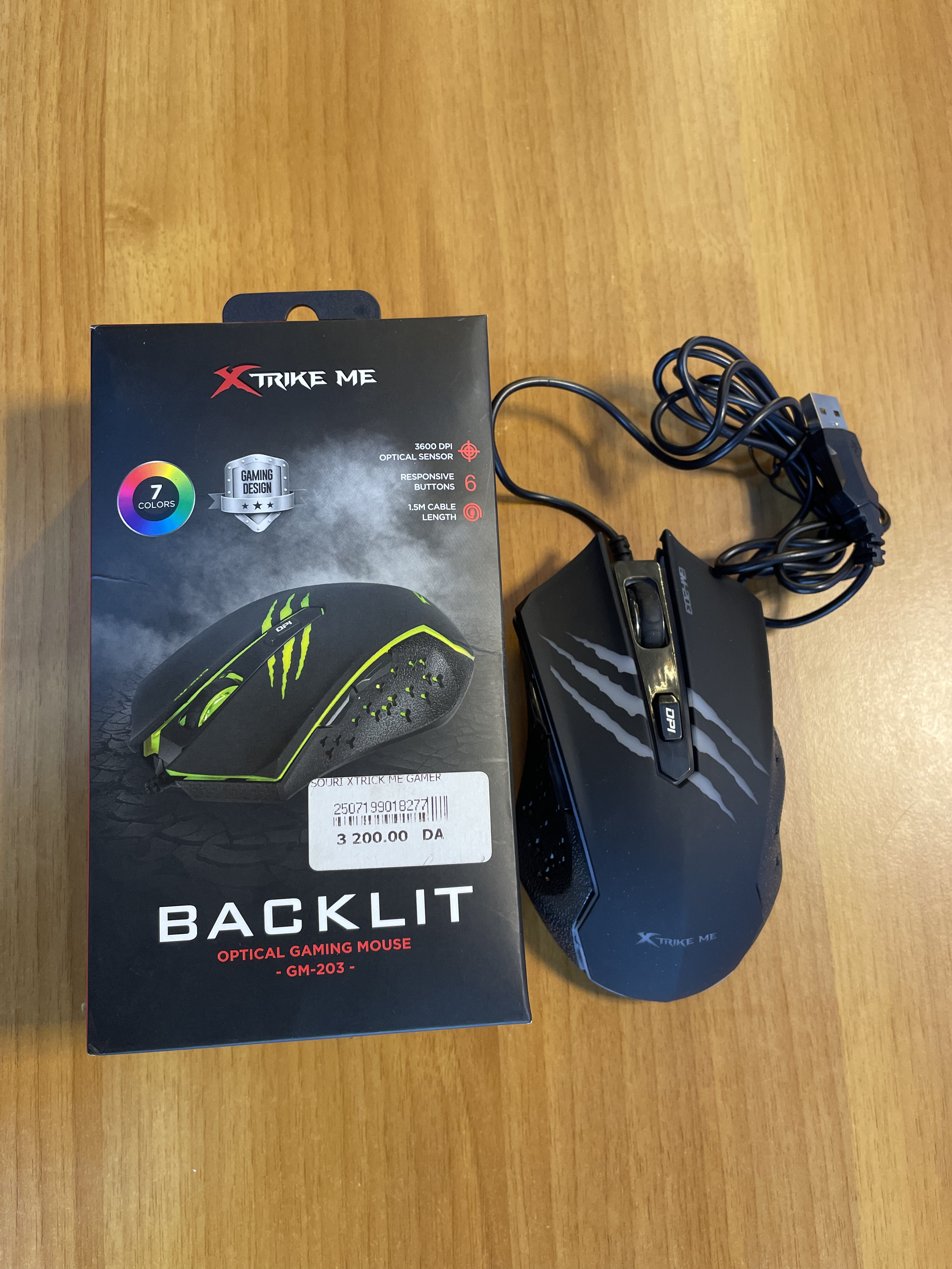 souris Xtrike Me Backit gm-203