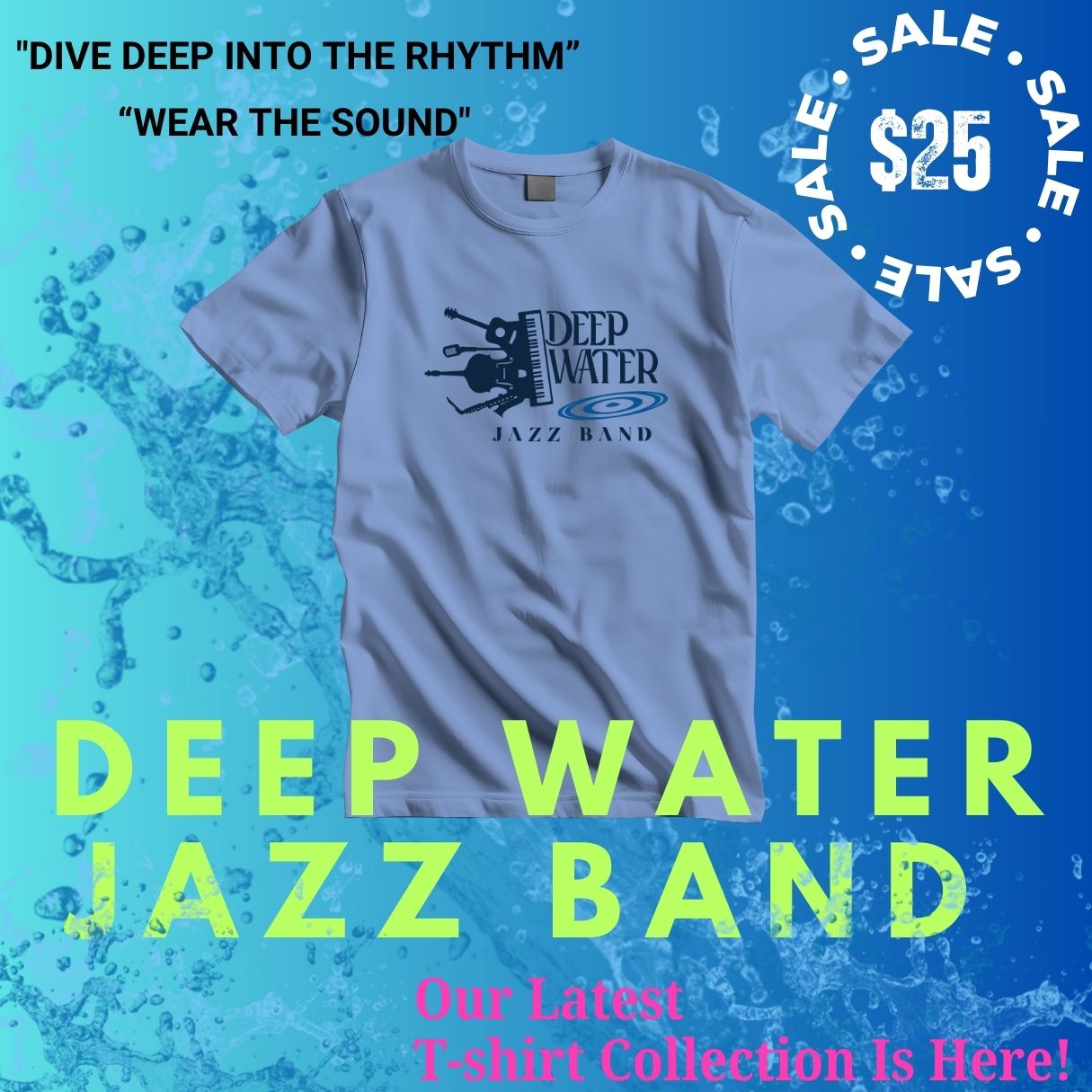 Deep Water Jazz band T-Shirt