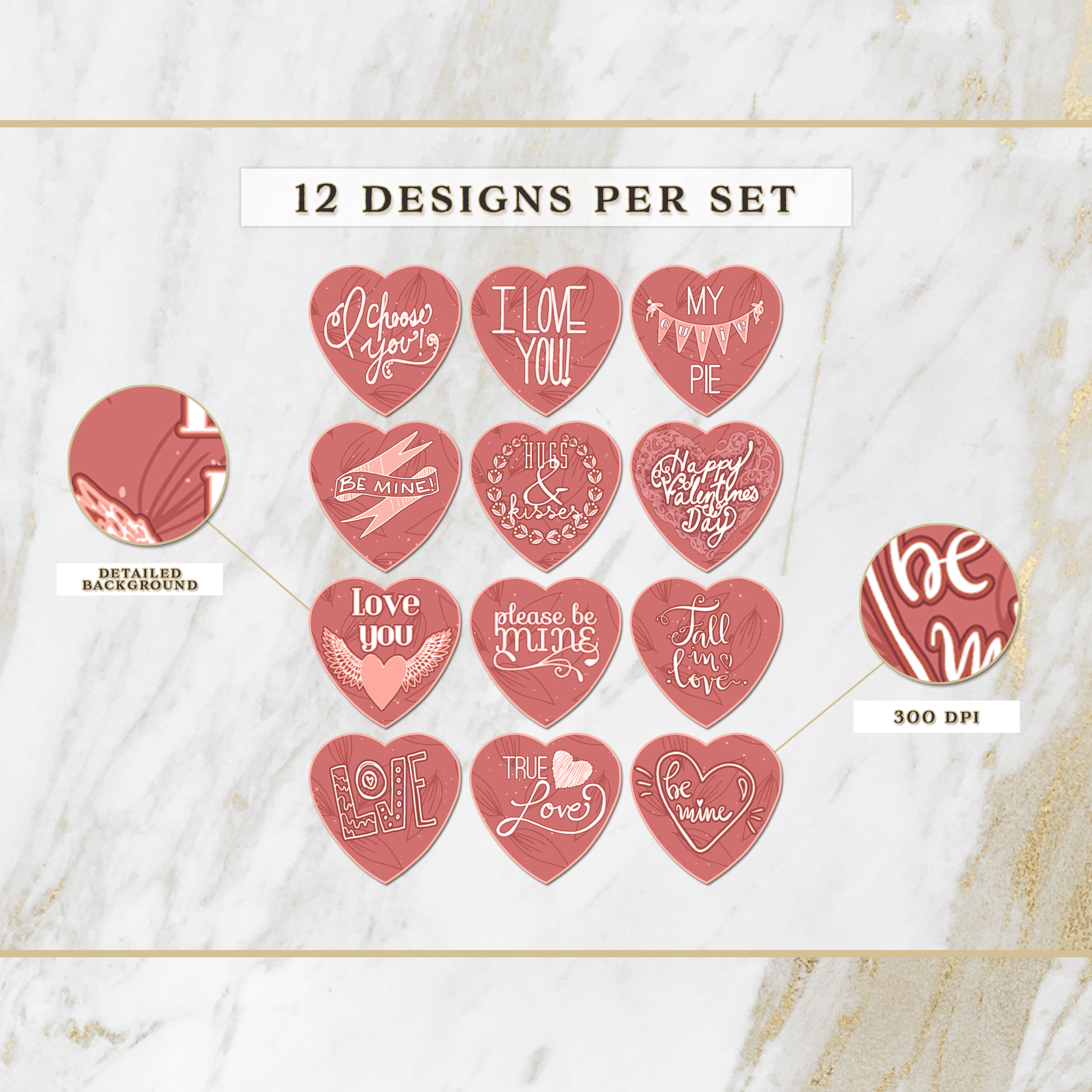 Heart to Heart Printable Fussy Cuts – Vintage Ephemera