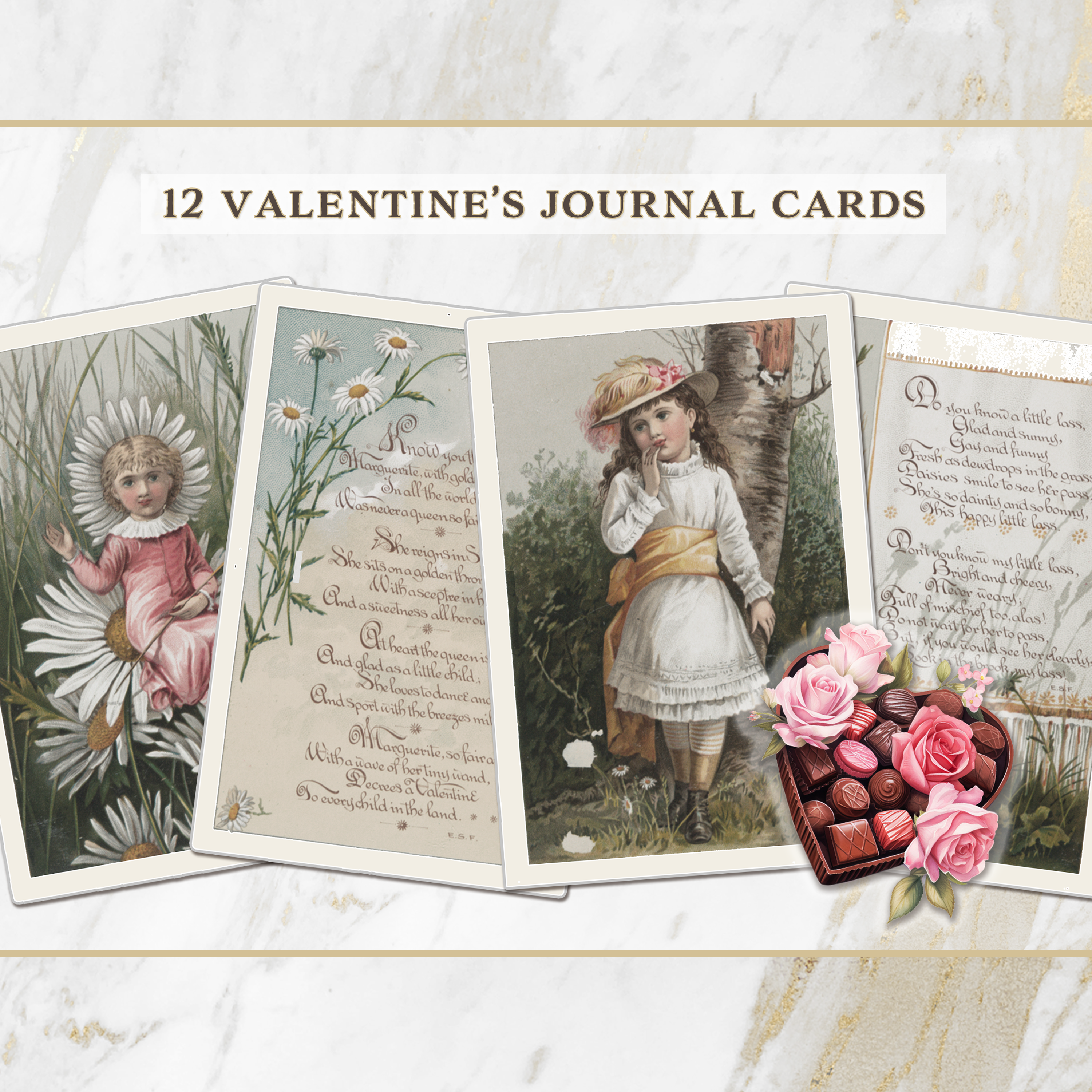 Precious Past Valentine Cards Journal Kit