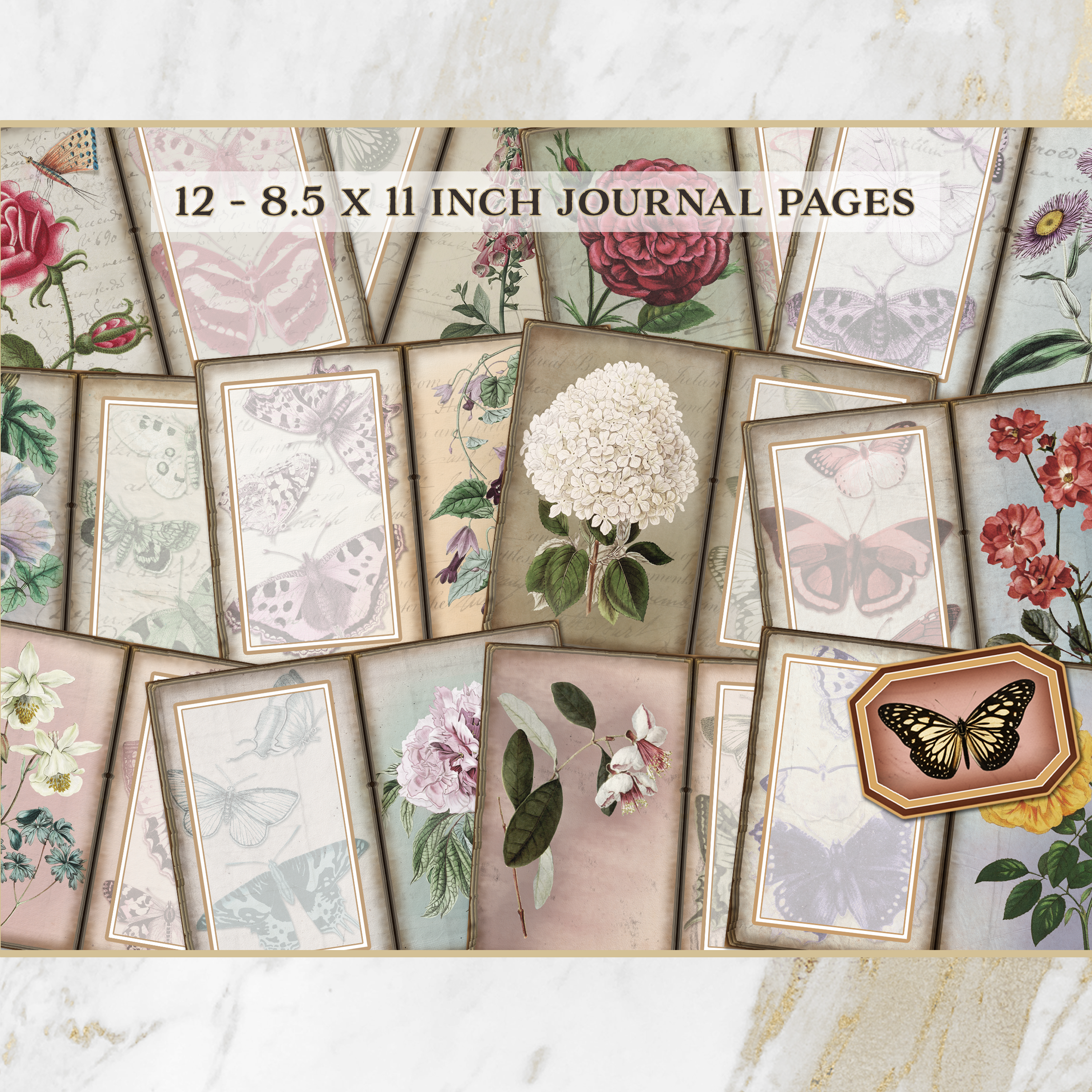 Ephemera des Fleurs Printable Floral Ephemera Pack Vol. 2