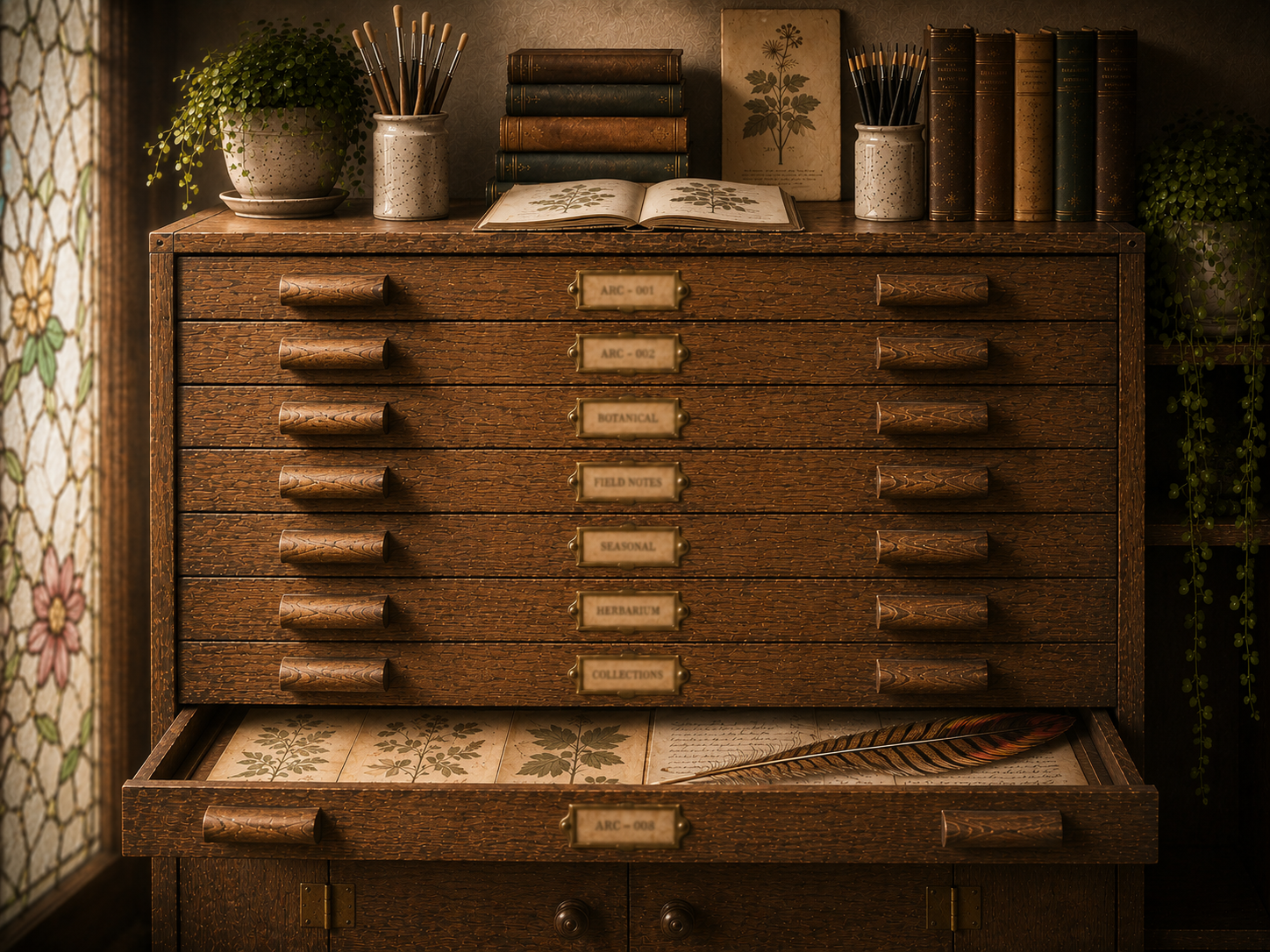 Archive Drawer in Preparation