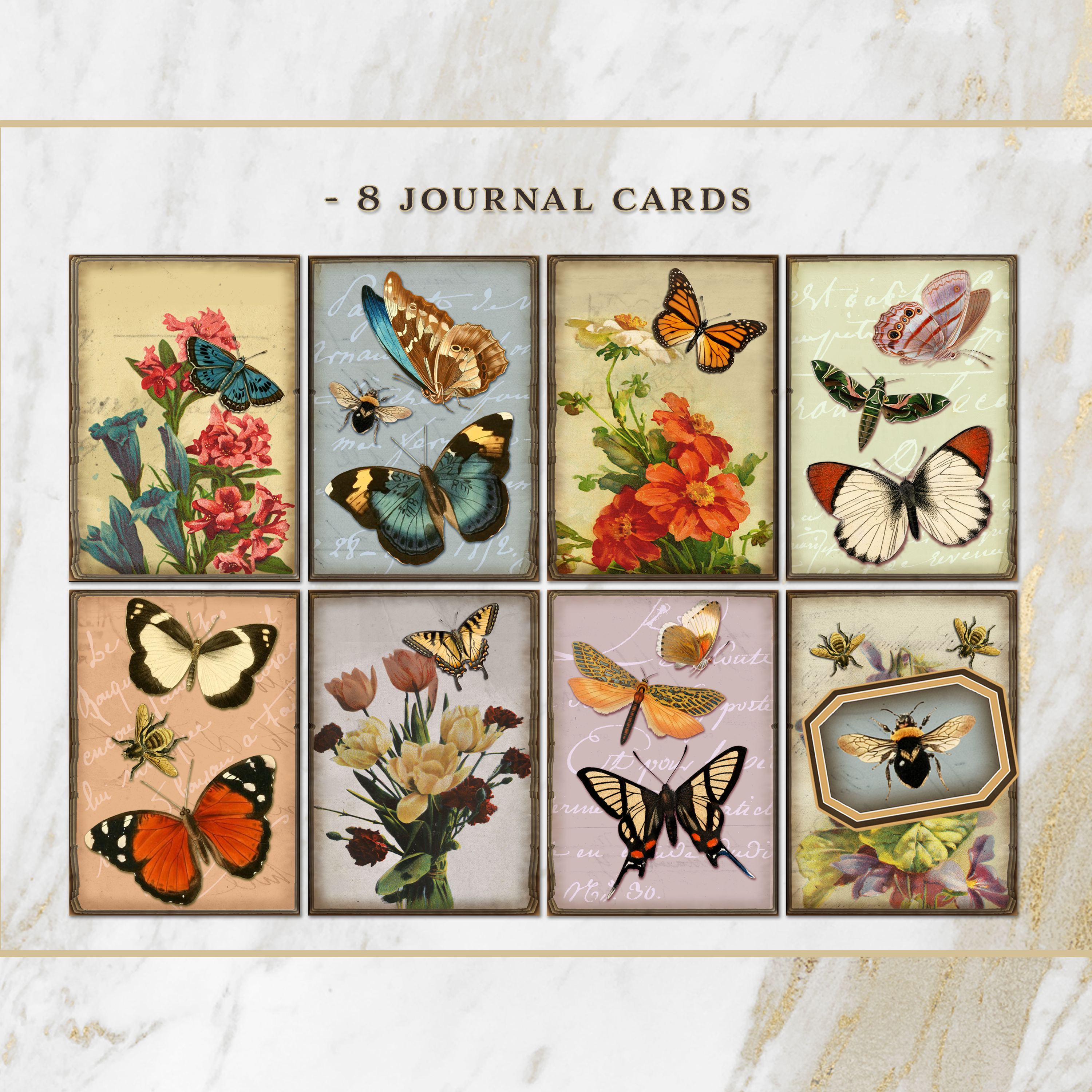 Ephemera des Fleurs Printable Floral Ephemera Pack Vol. 1