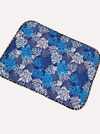Under the Sea Blue Coral Reef Dog Blanket Cat Blanket