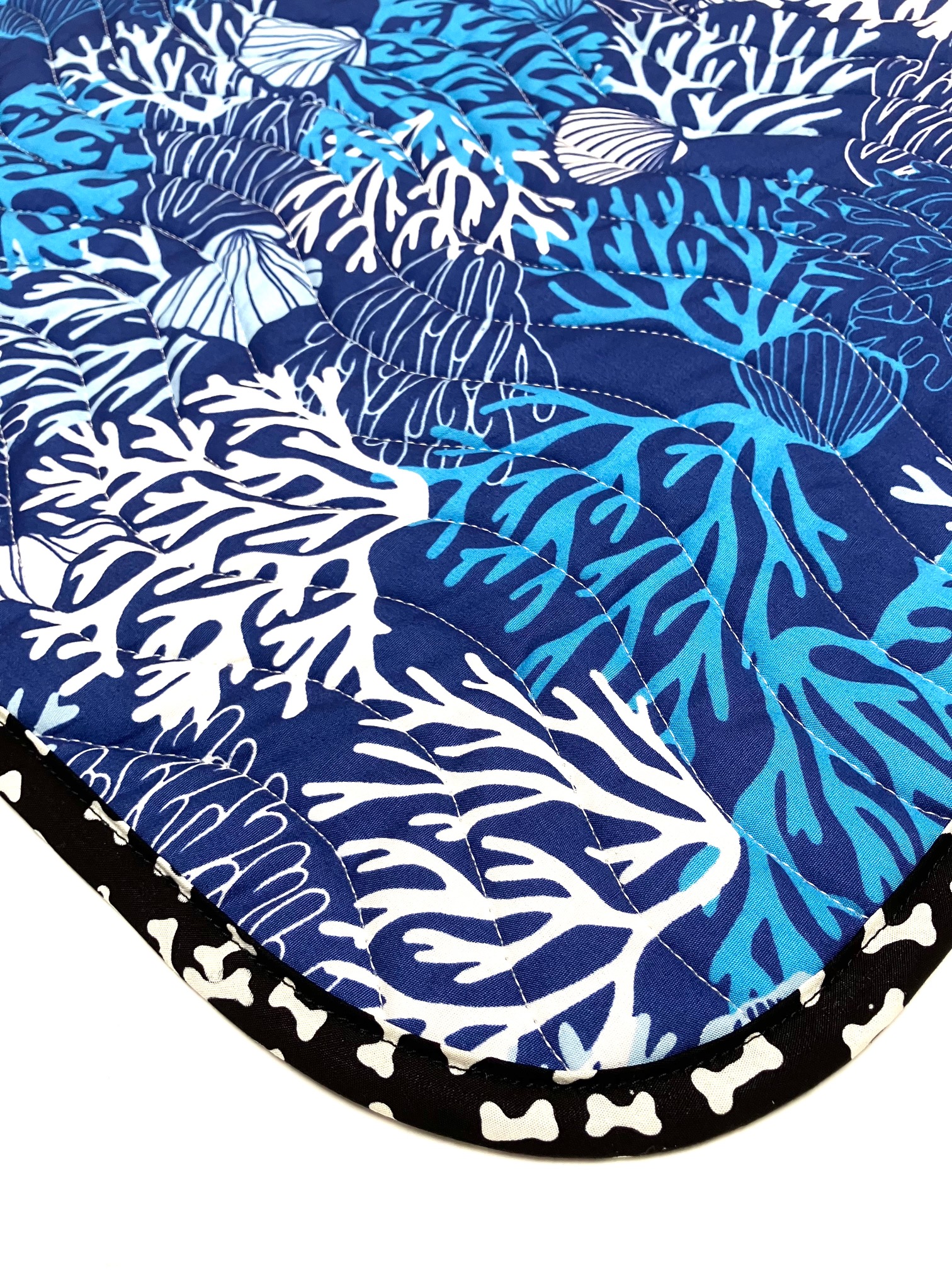 Under the Sea Blue Coral Reef Dog Blanket Cat Blanket