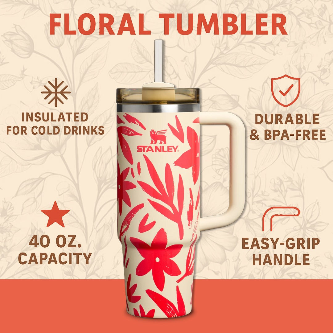 Stanley Floral Tumbler