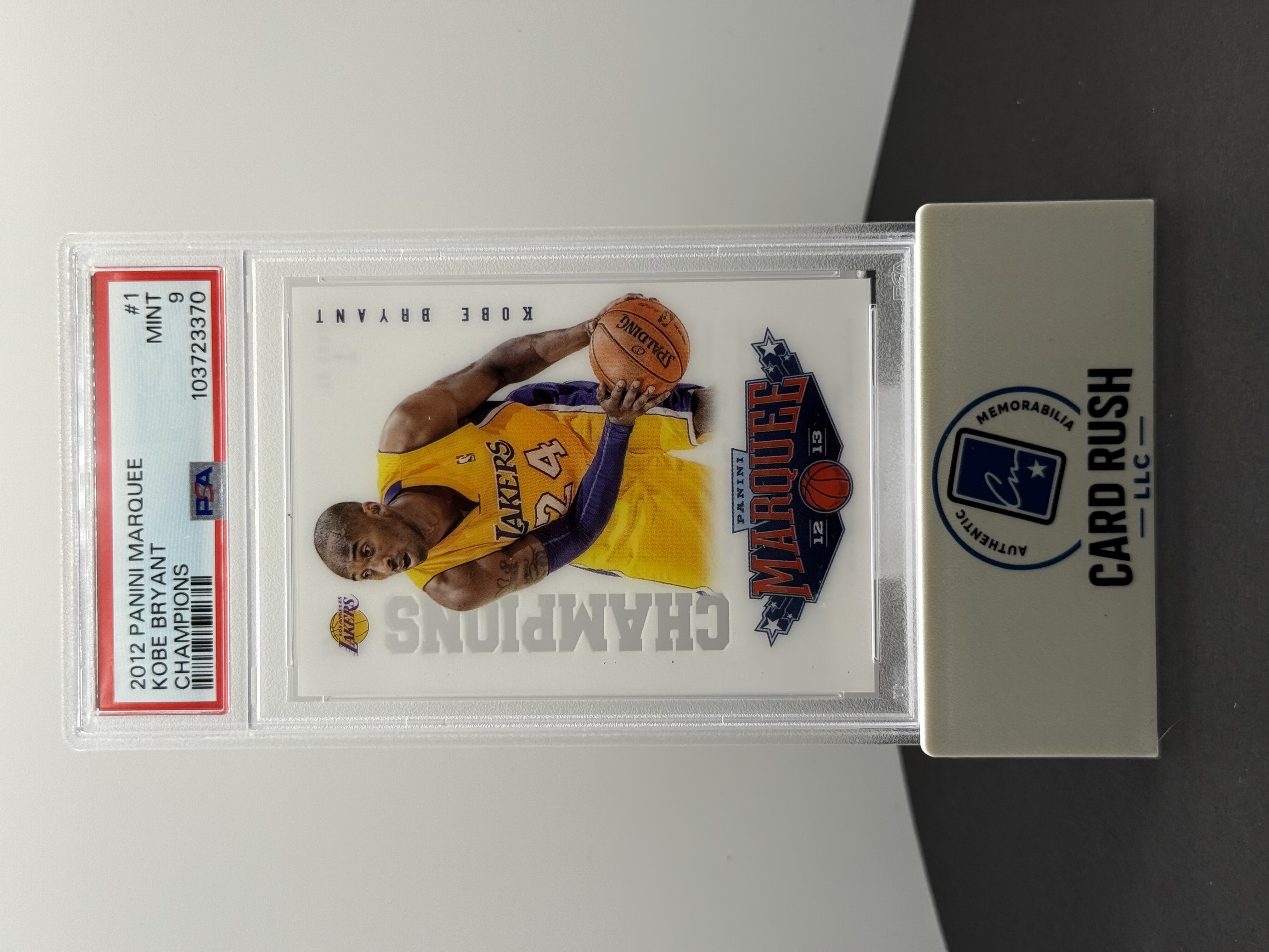 2012 Panini Marquee Kobe Bryant CHAMPIONS