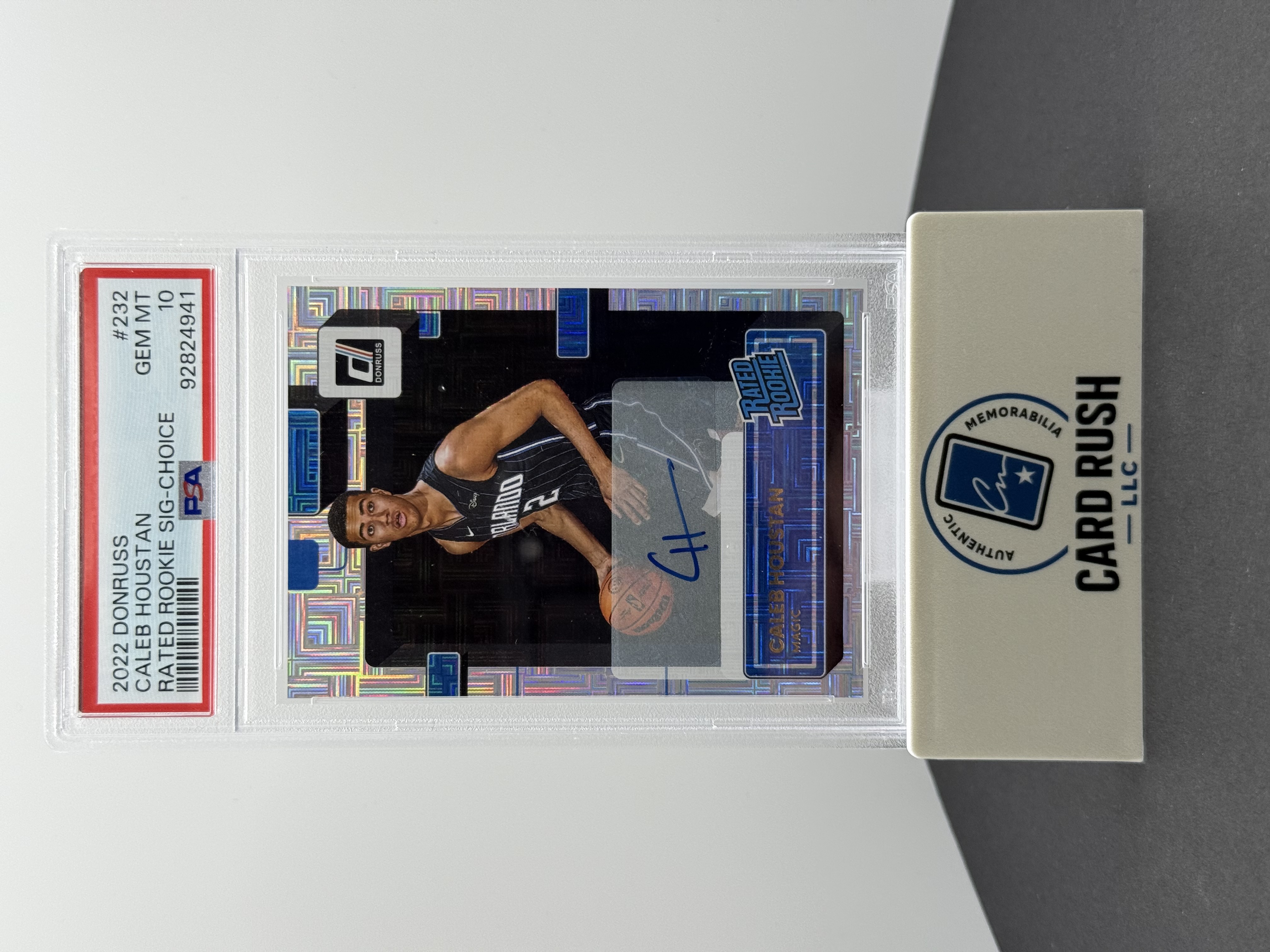 2022-23 Donruss Rated Rookie Caleb Houston Signature Choice
