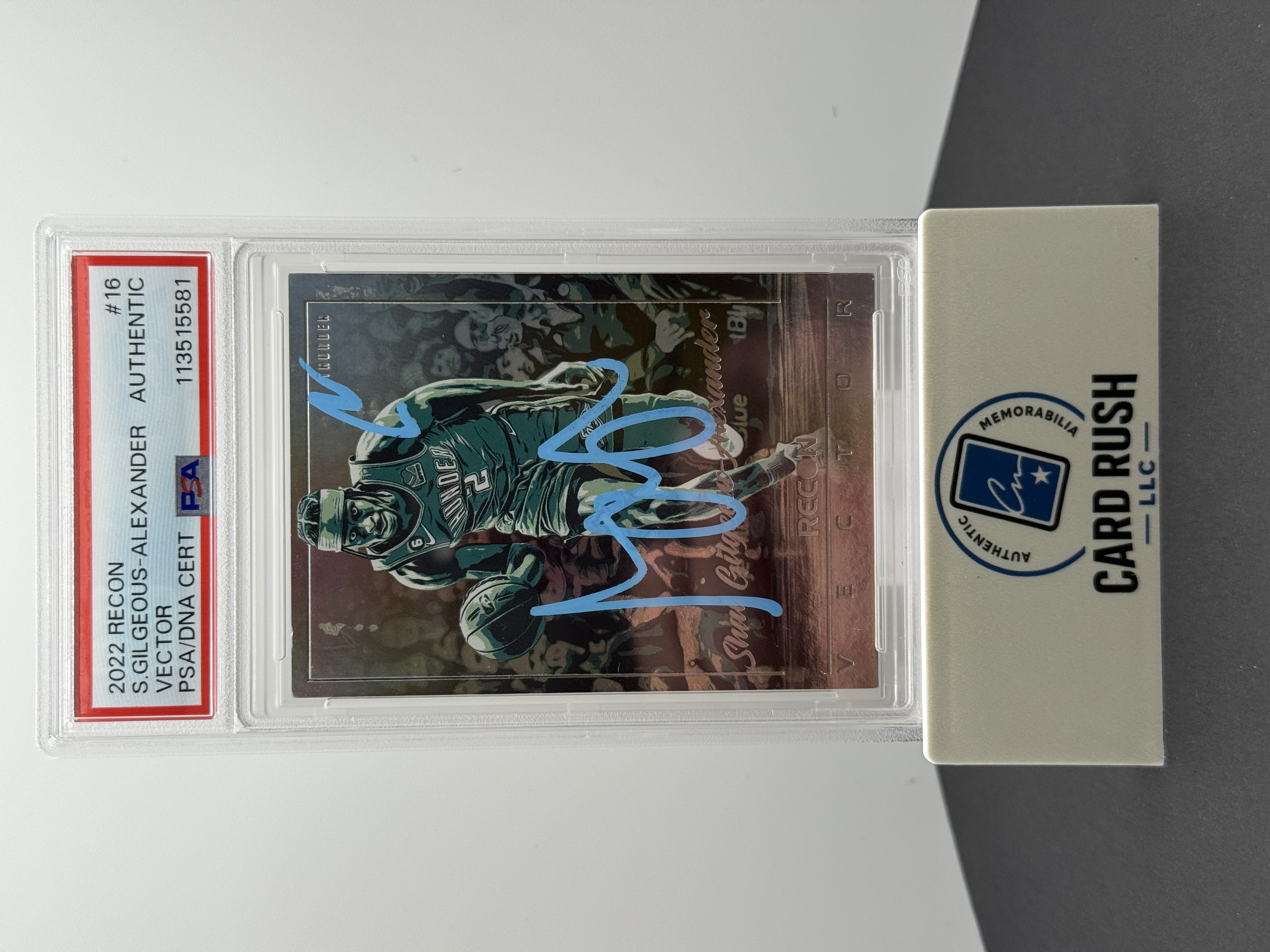 2022-23 Panini - Recon Vector Shai Gilgeous-Alexander Autographed Basketball Card