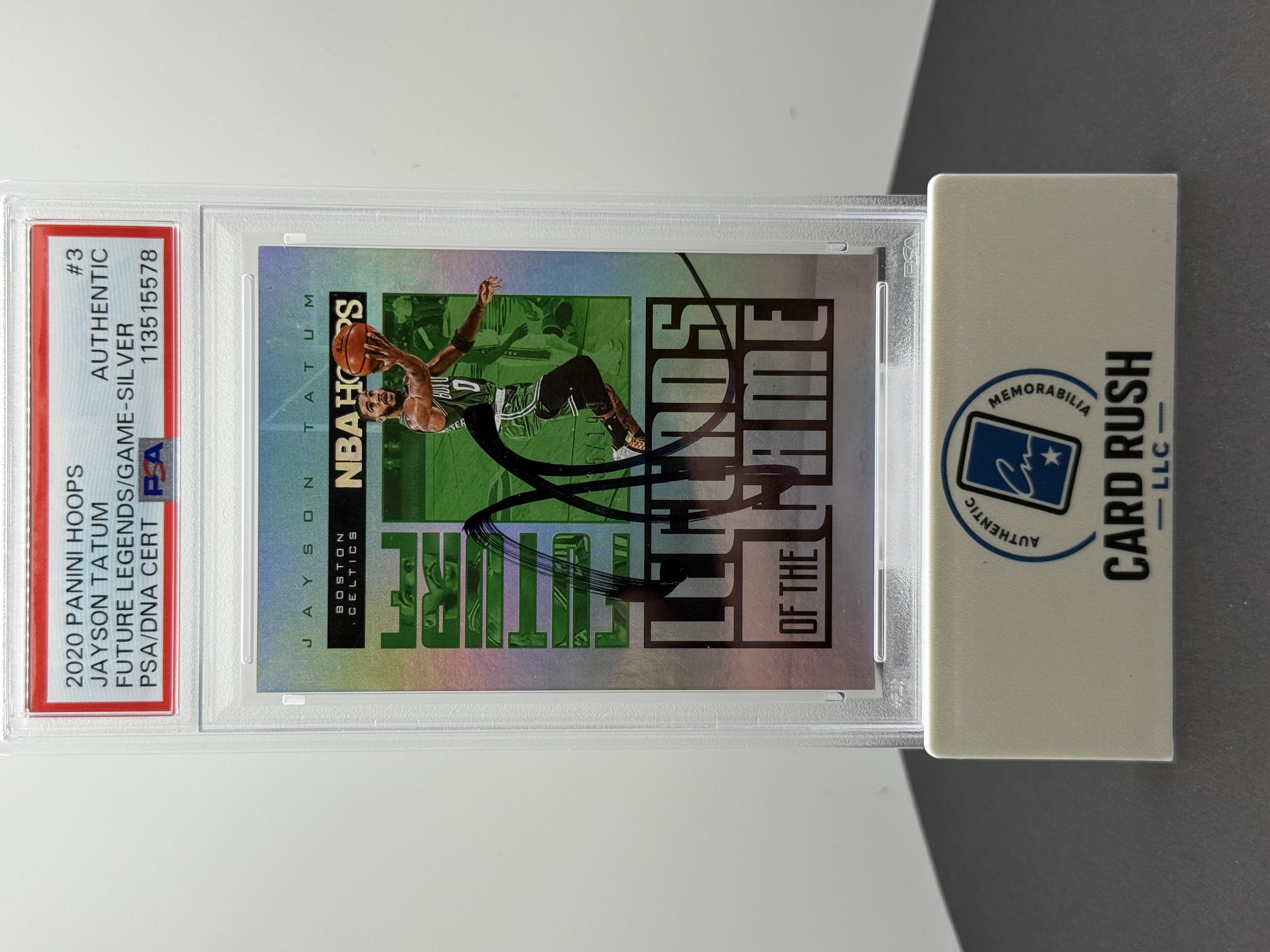 2020-21 Panini Hoops Jayson Tatum Future Legends of the Game Silver