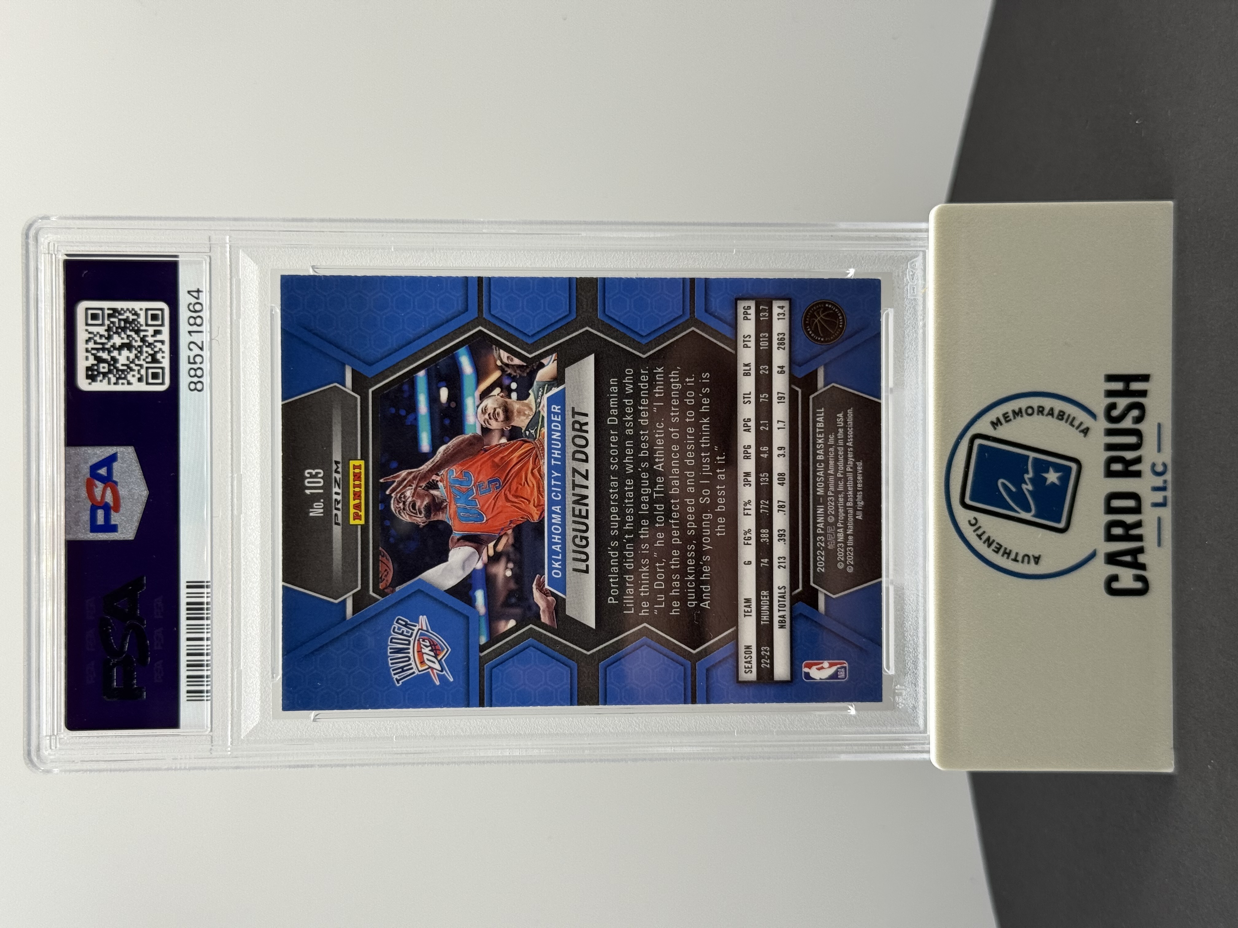 2020 Panini Mosaic Lugentz Dort Basketball Card