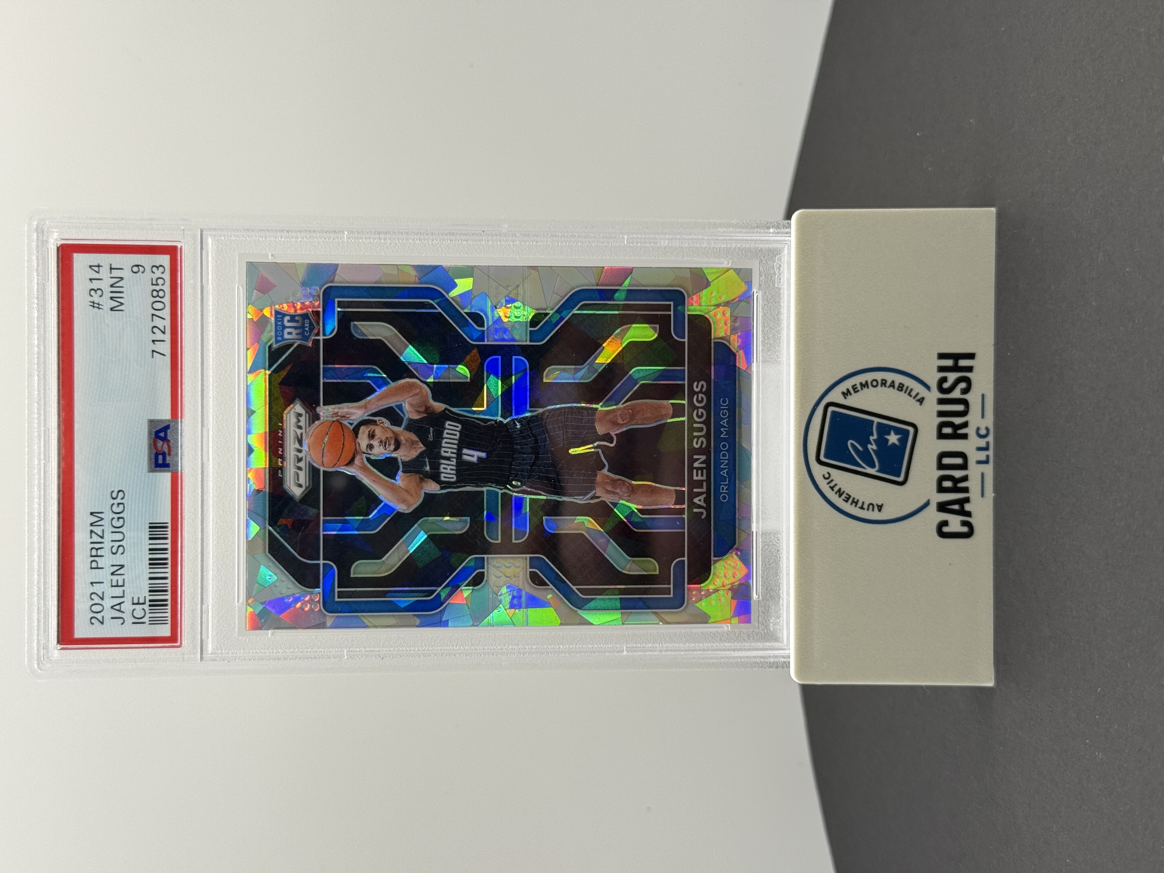 2021 Panini Prizm Jalen Suggs Basketball Card PSA 9