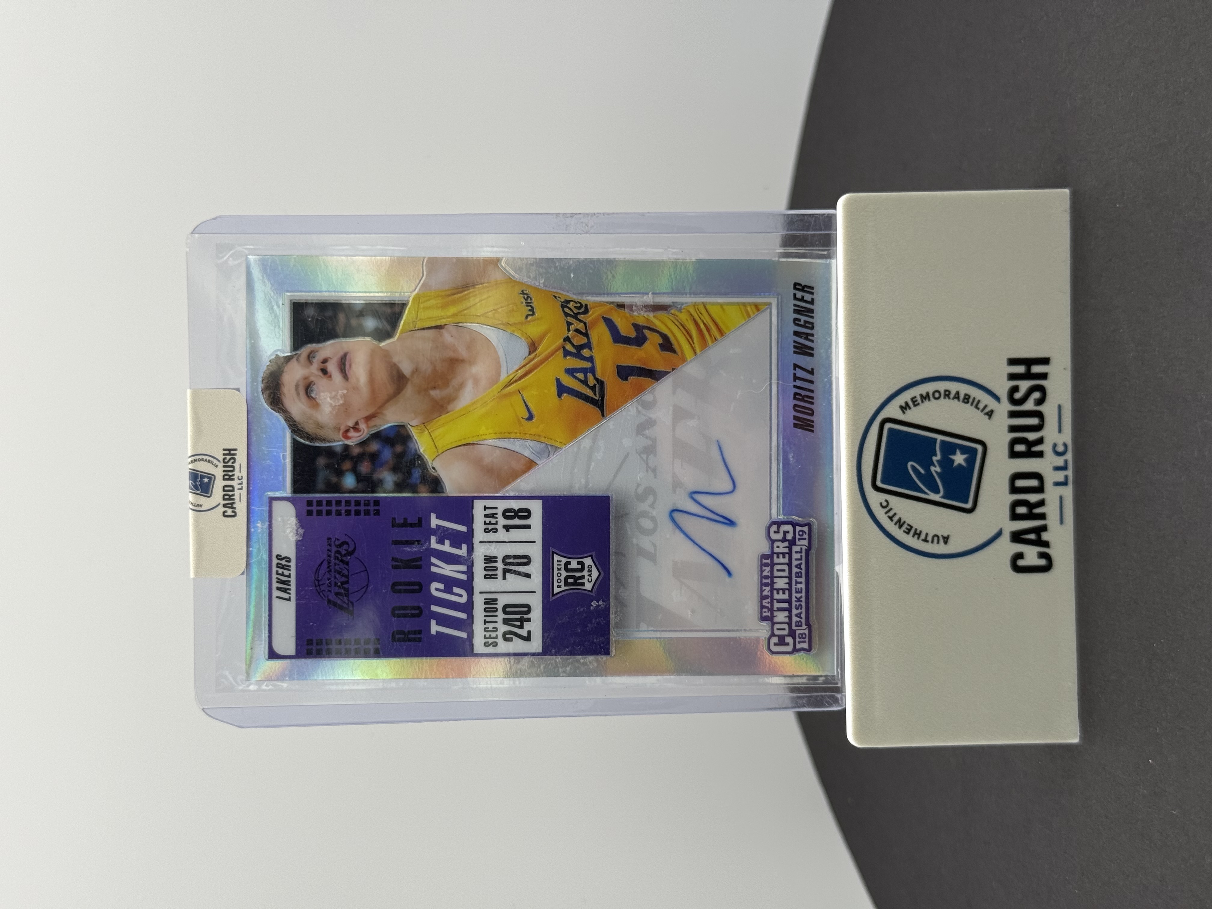 2018-19 Panini Prizm Moritz Wagner Rookie Autograph Basketball Card