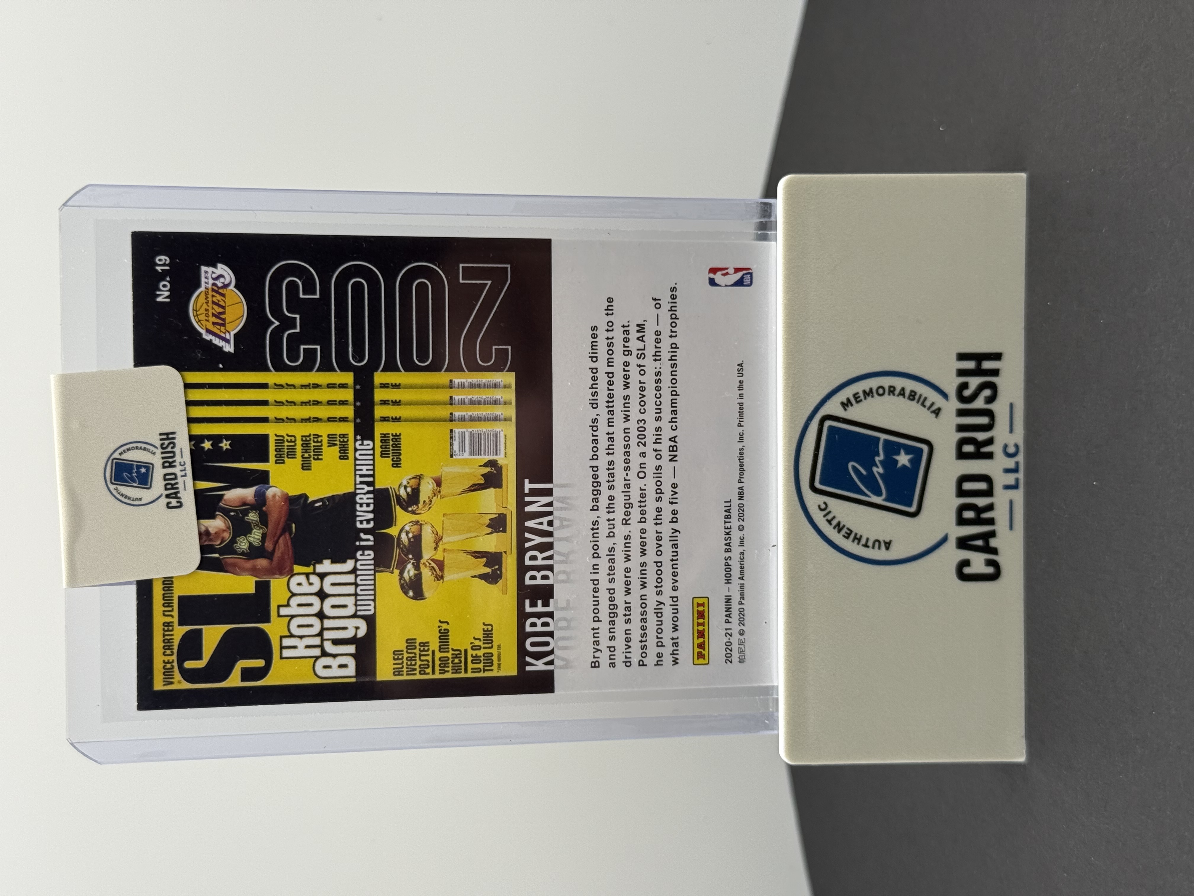 2020-21 Panini Hoops SLAM Magazine Kobe Bryant Issue