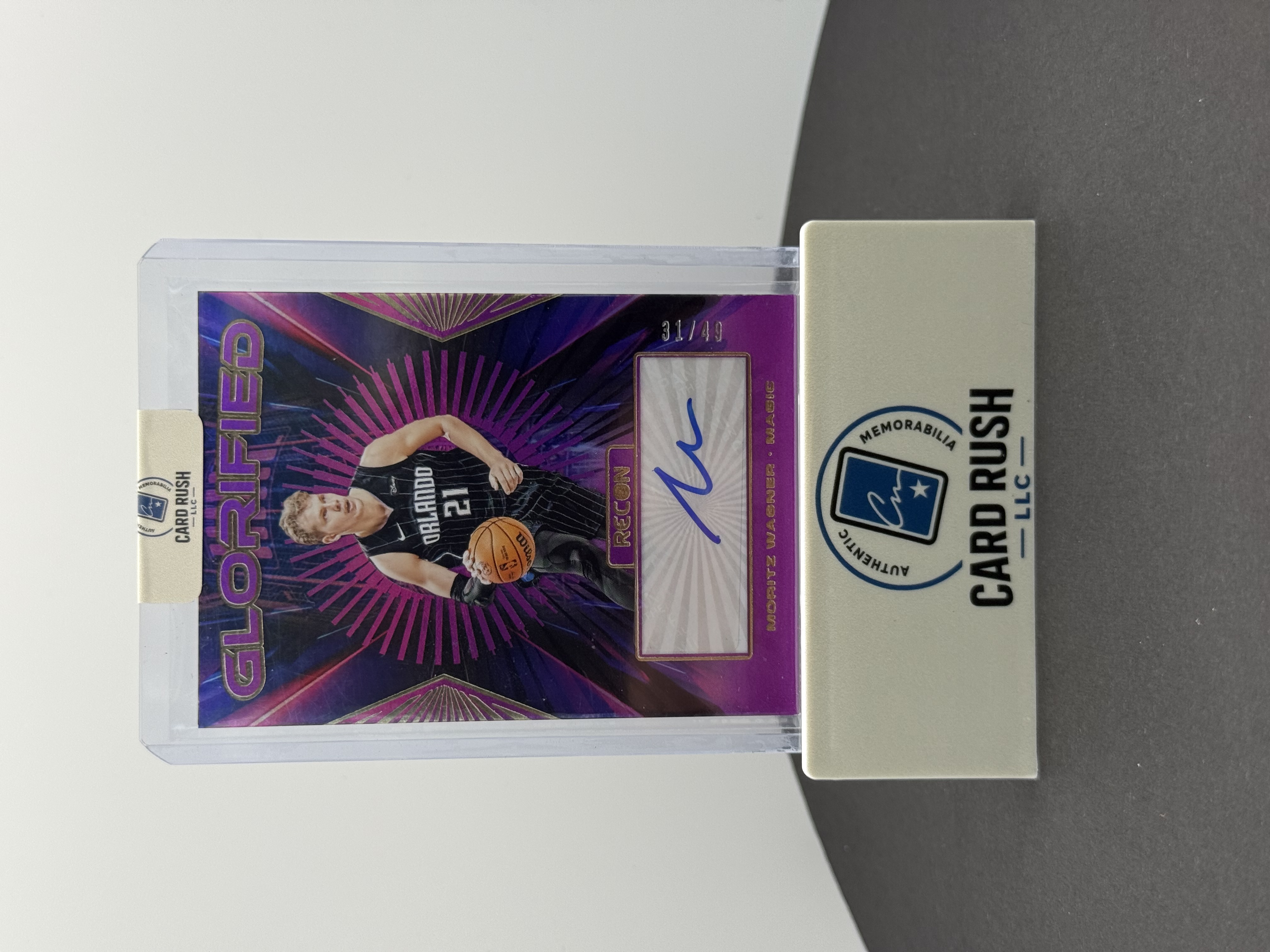 2023-24 Panini Recon Glorified Moritz Wagner Autograph Card