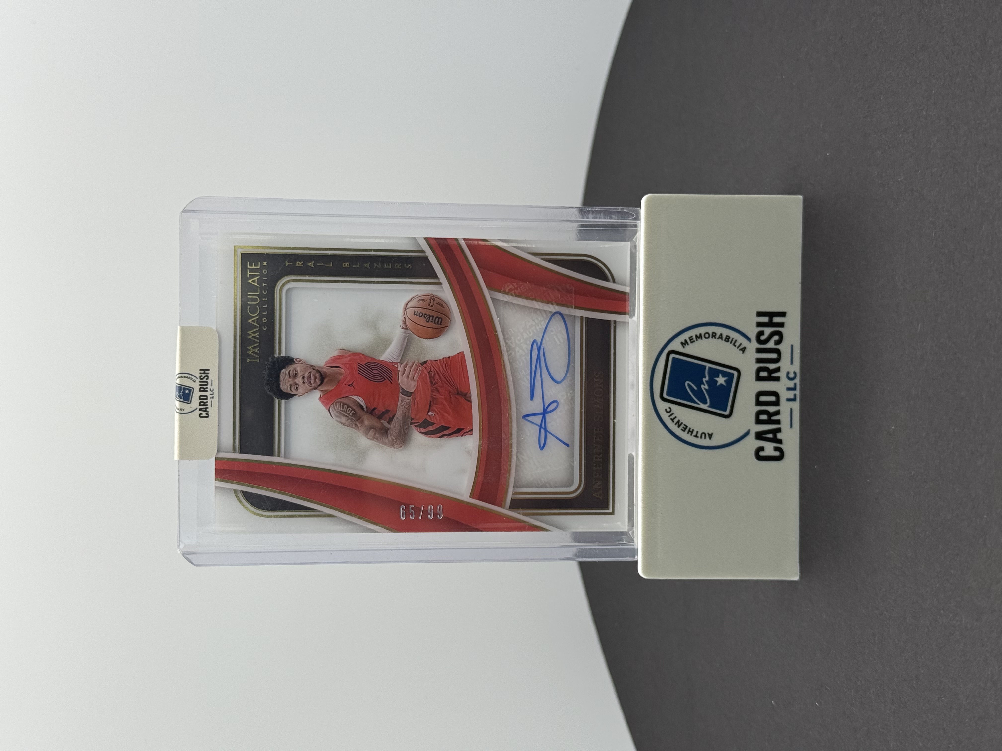 2023-24 Panini Immaculate Collection Anfernee Simons Basketball Trading Card