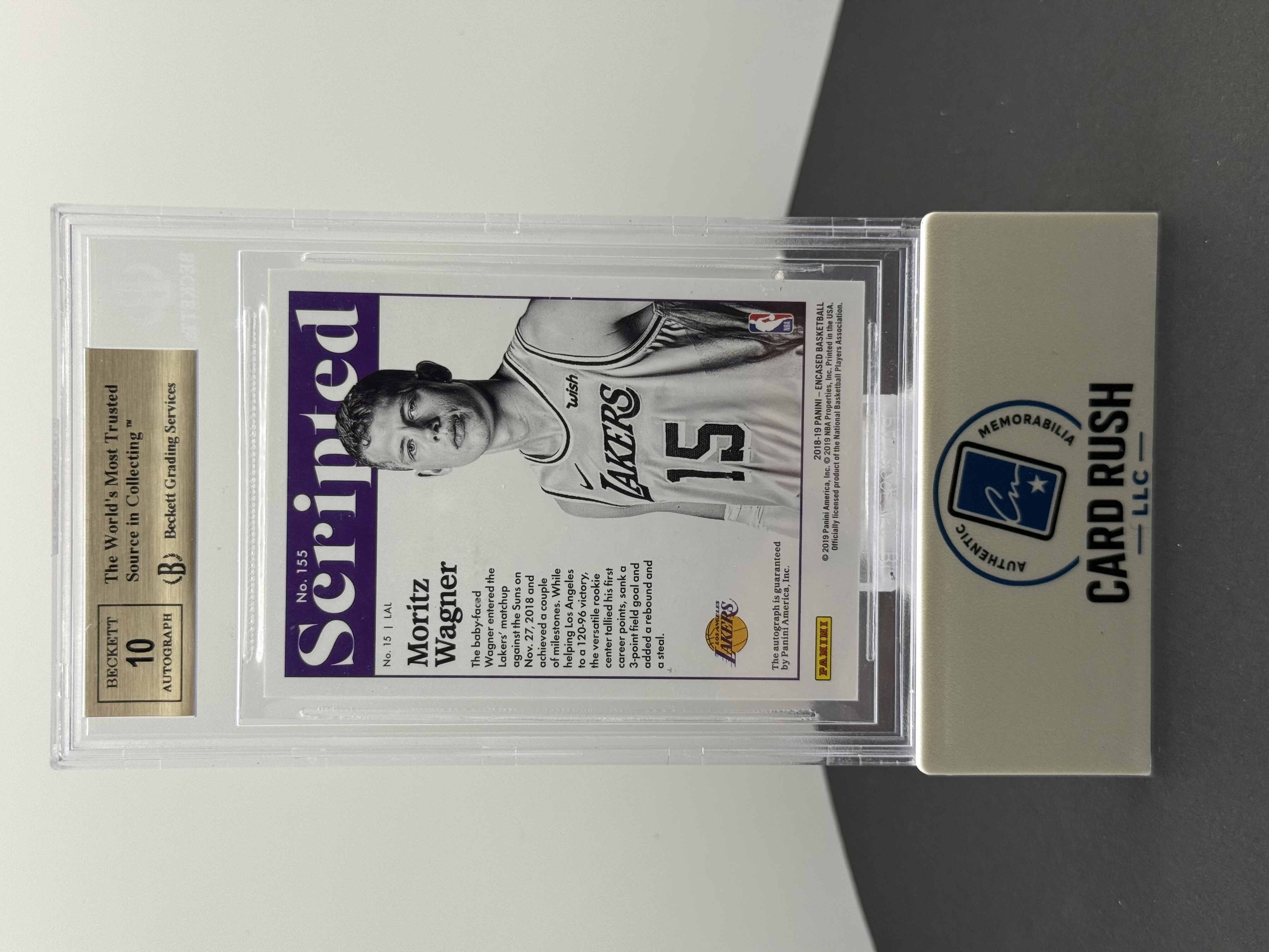 Moritz Wagner Autographed Rookie Card