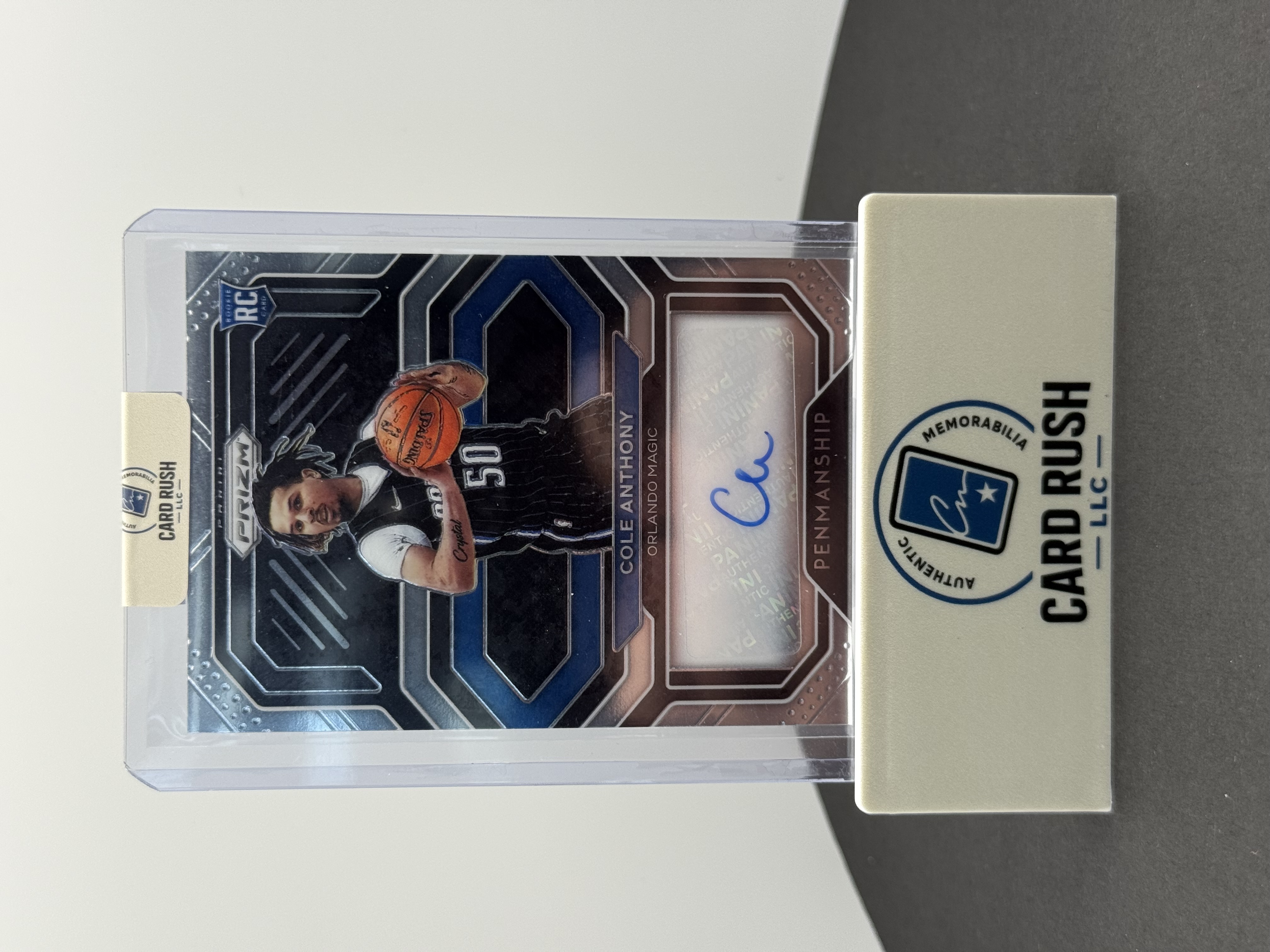 2020-21 Panini Prizm Cole Anthony Rookie Autograph Basketball Card