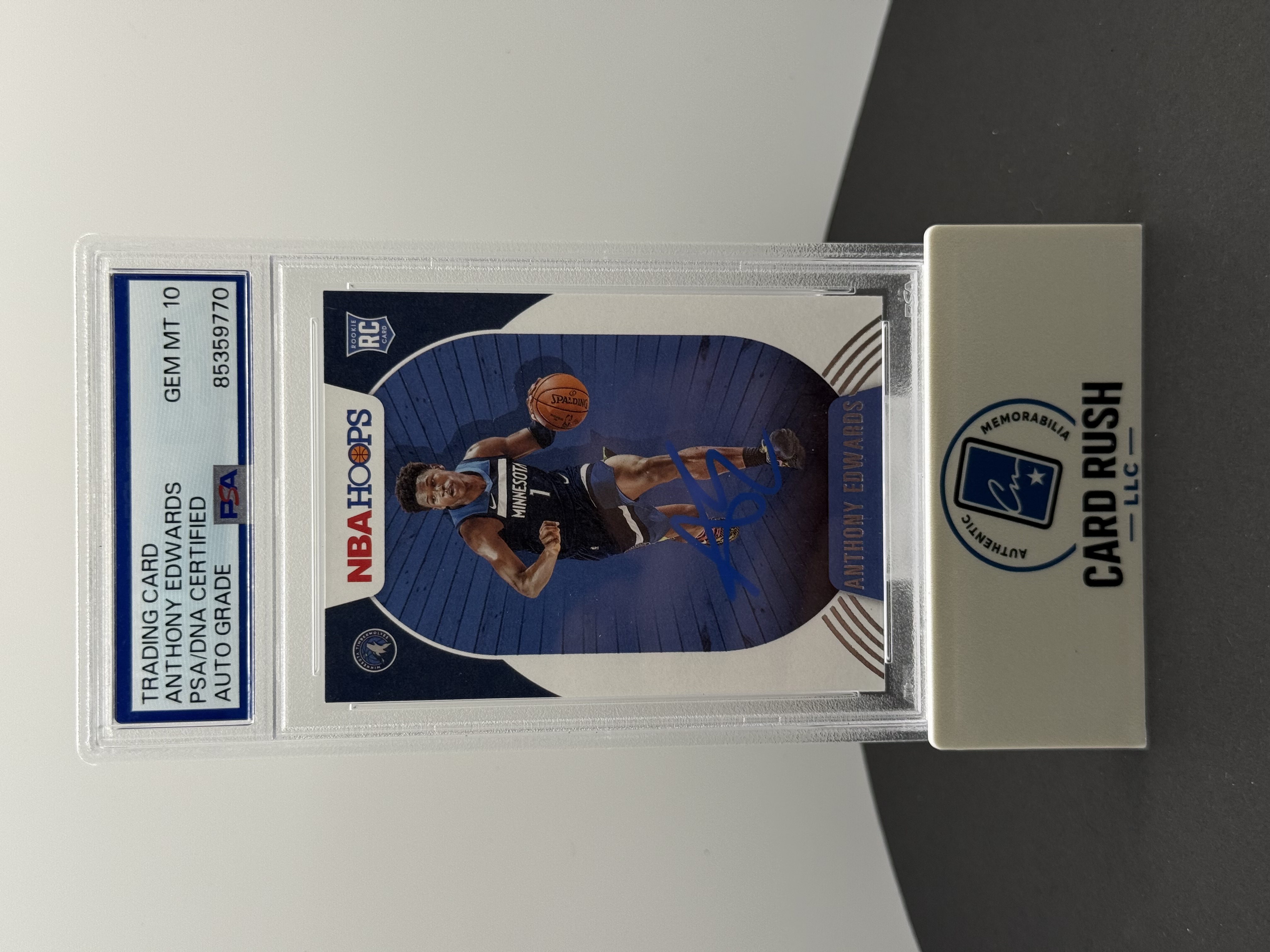 2020 Anthony Edwards NBA Hoops Rookie Card