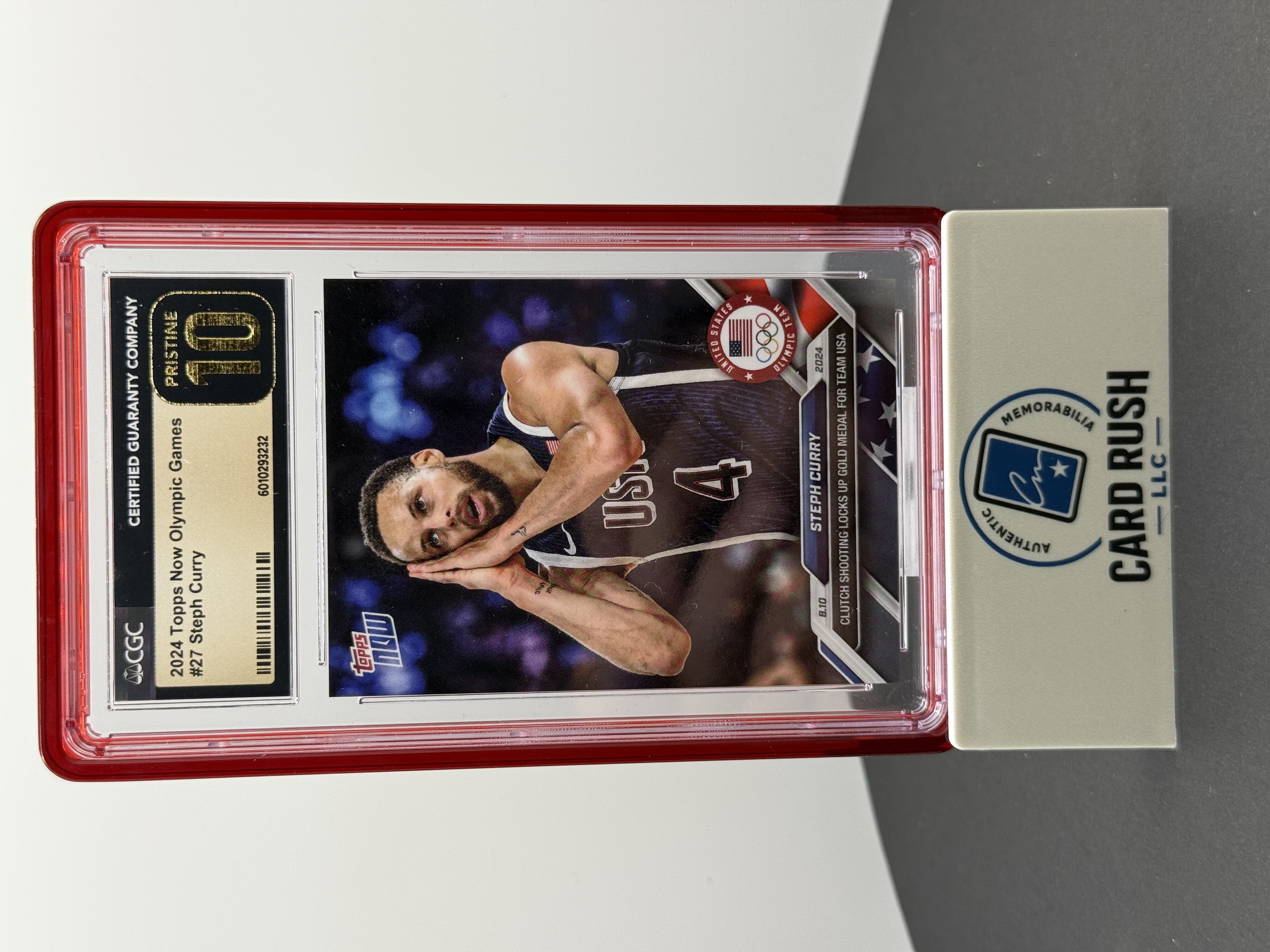 2024 Topps Now Olympic Games Basketball Card - # 27 Stephen Curry "Nuit, Nuit"