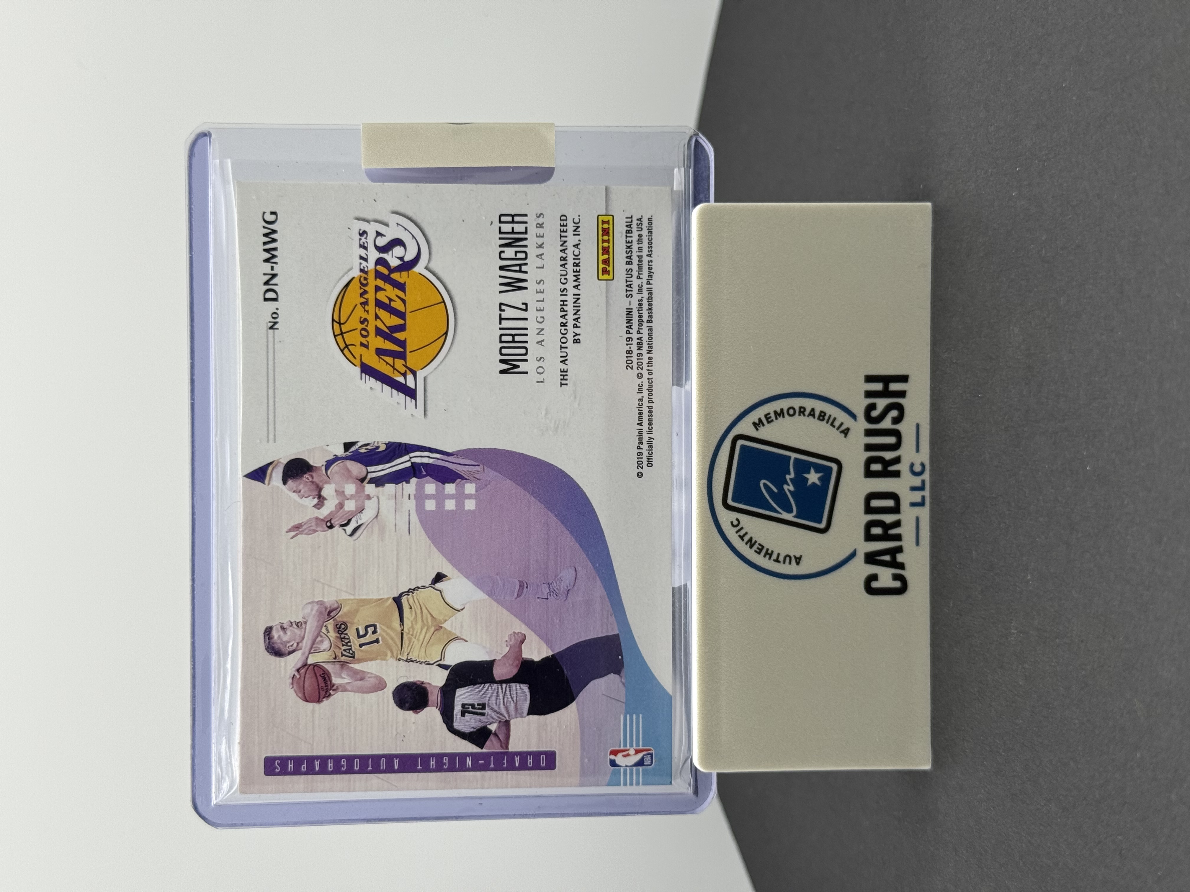 2018-19 Panini Status Moritz Wagner Autographed Basketball Card