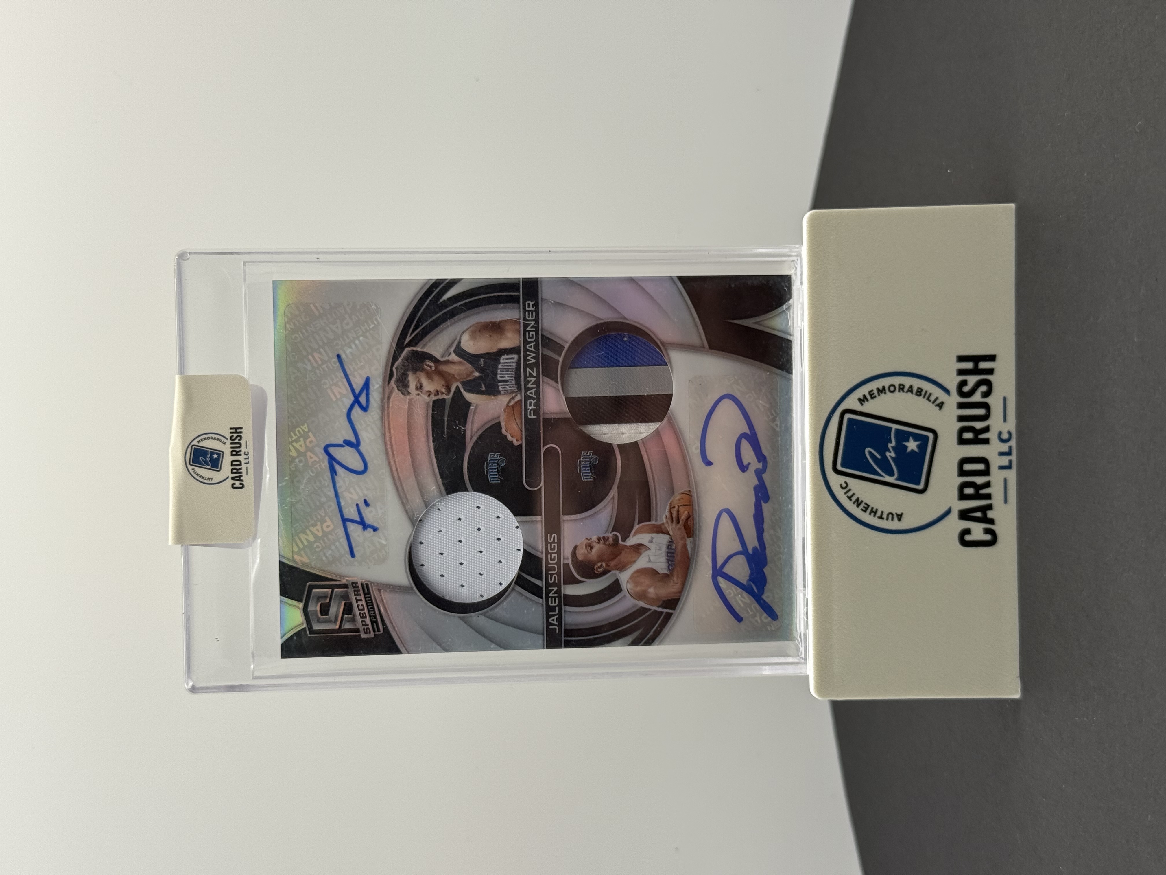 2021-22 Panini Prizm Franz Wagner/Jalen Suggs Dual Patch Autographed Basketball Trading Card