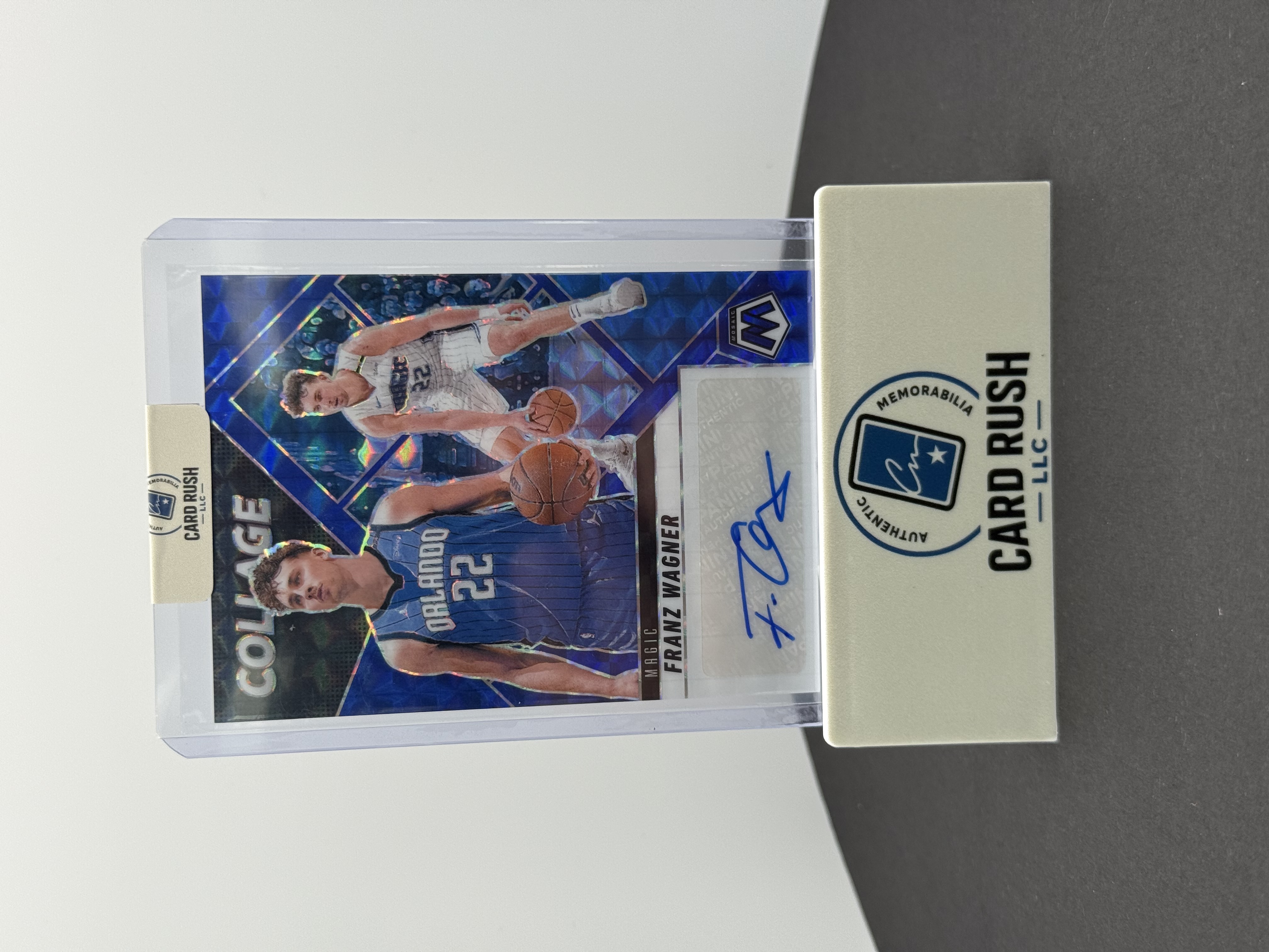 2024-25 Panini Mosaic Prizm Franz Wagner Autographed Basketball Card