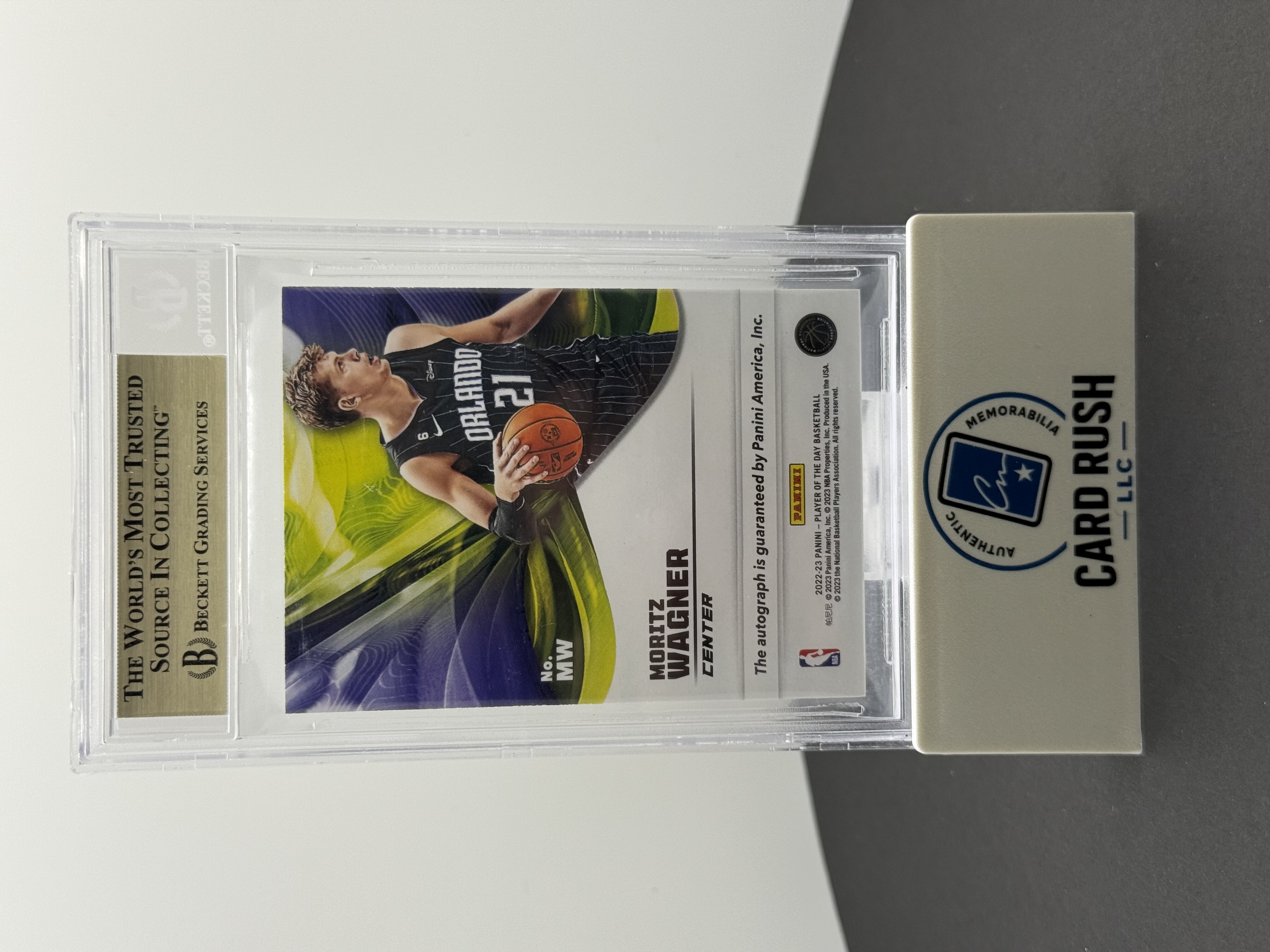 2022-23 Panini NBA Player of the Day Moritz Wagner Autograph Card