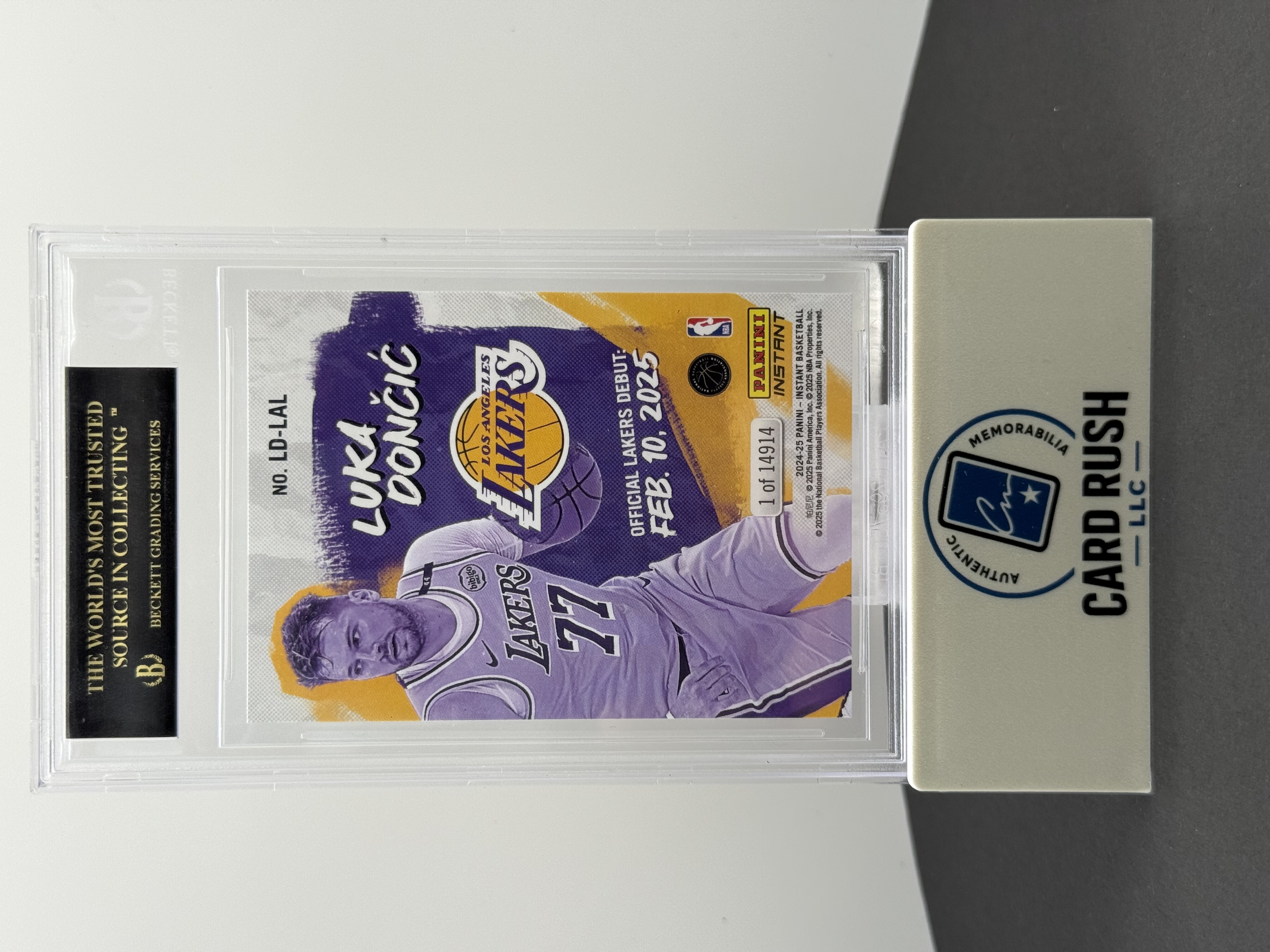 Luka Doncic Los Angeles Lakers Basketball Trading Card
