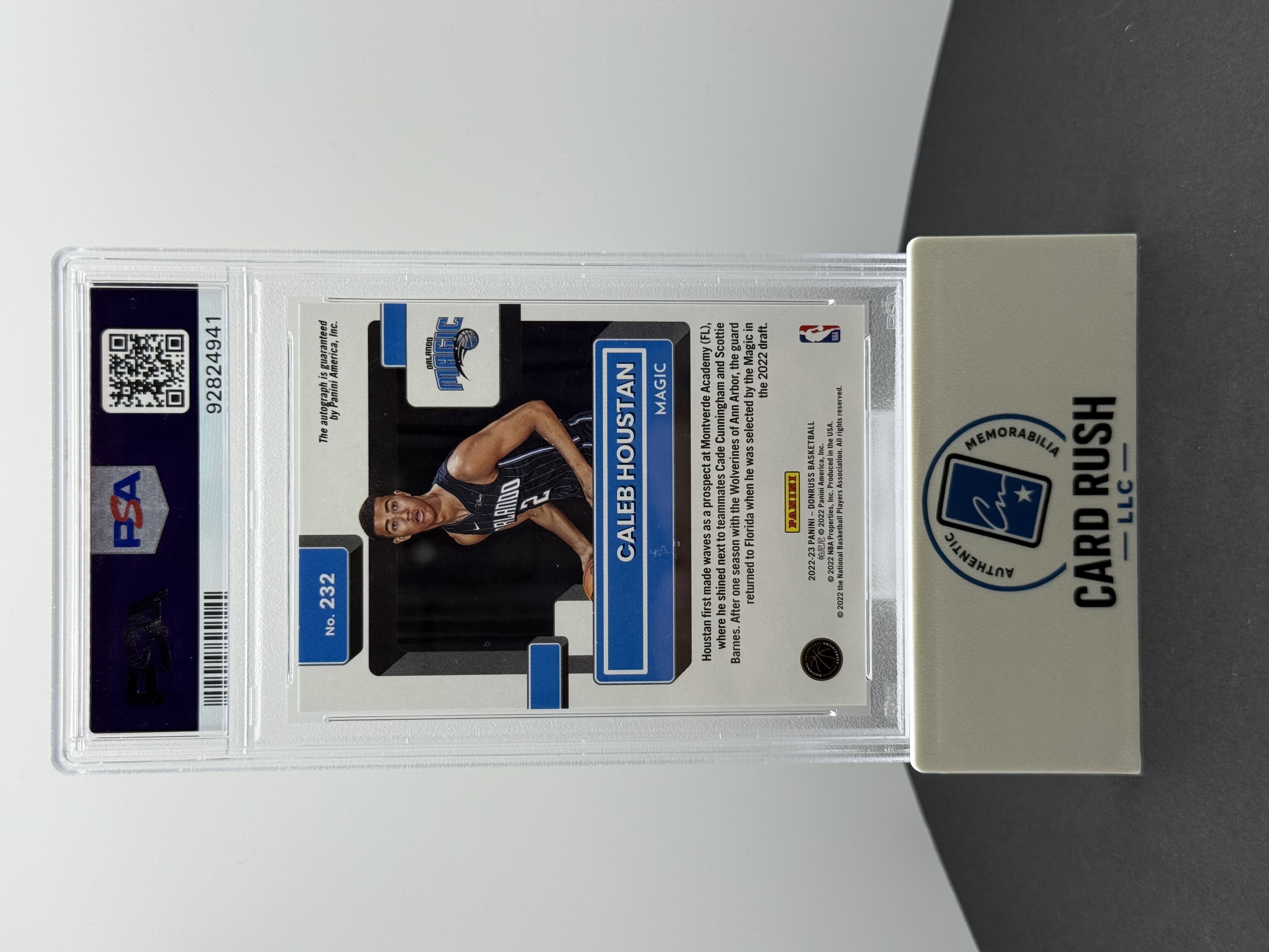 2022-23 Donruss Rated Rookie Caleb Houston Signature Choice