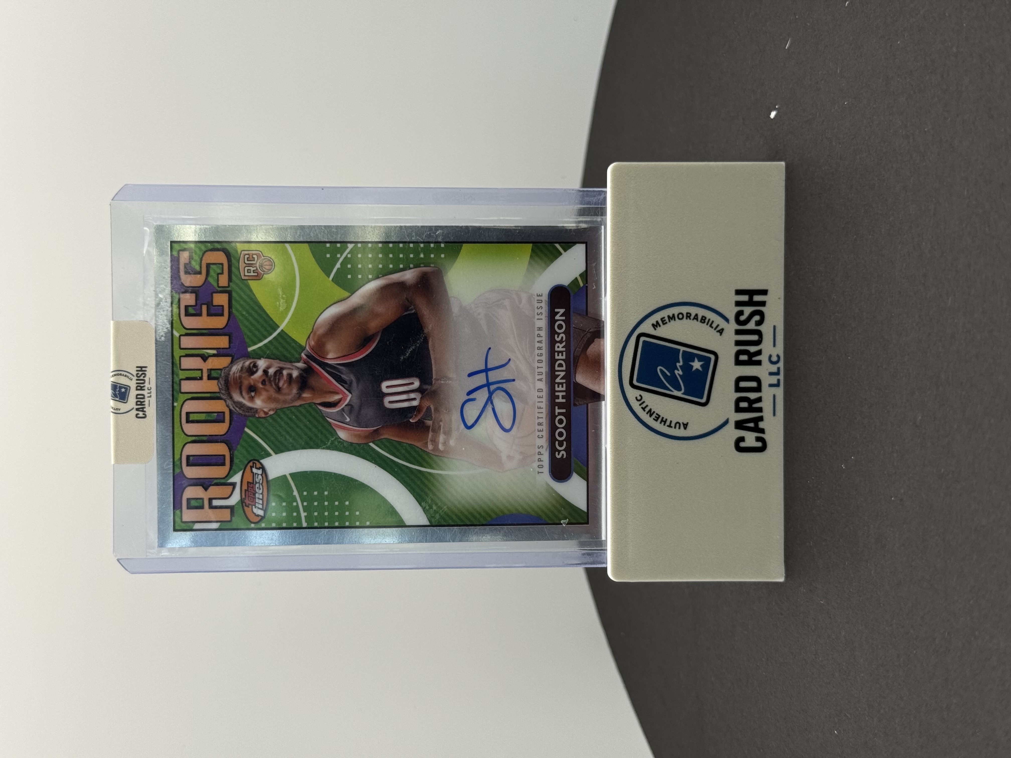 2024 Topps Finest Rookies Scoot Henderson Autograph Card