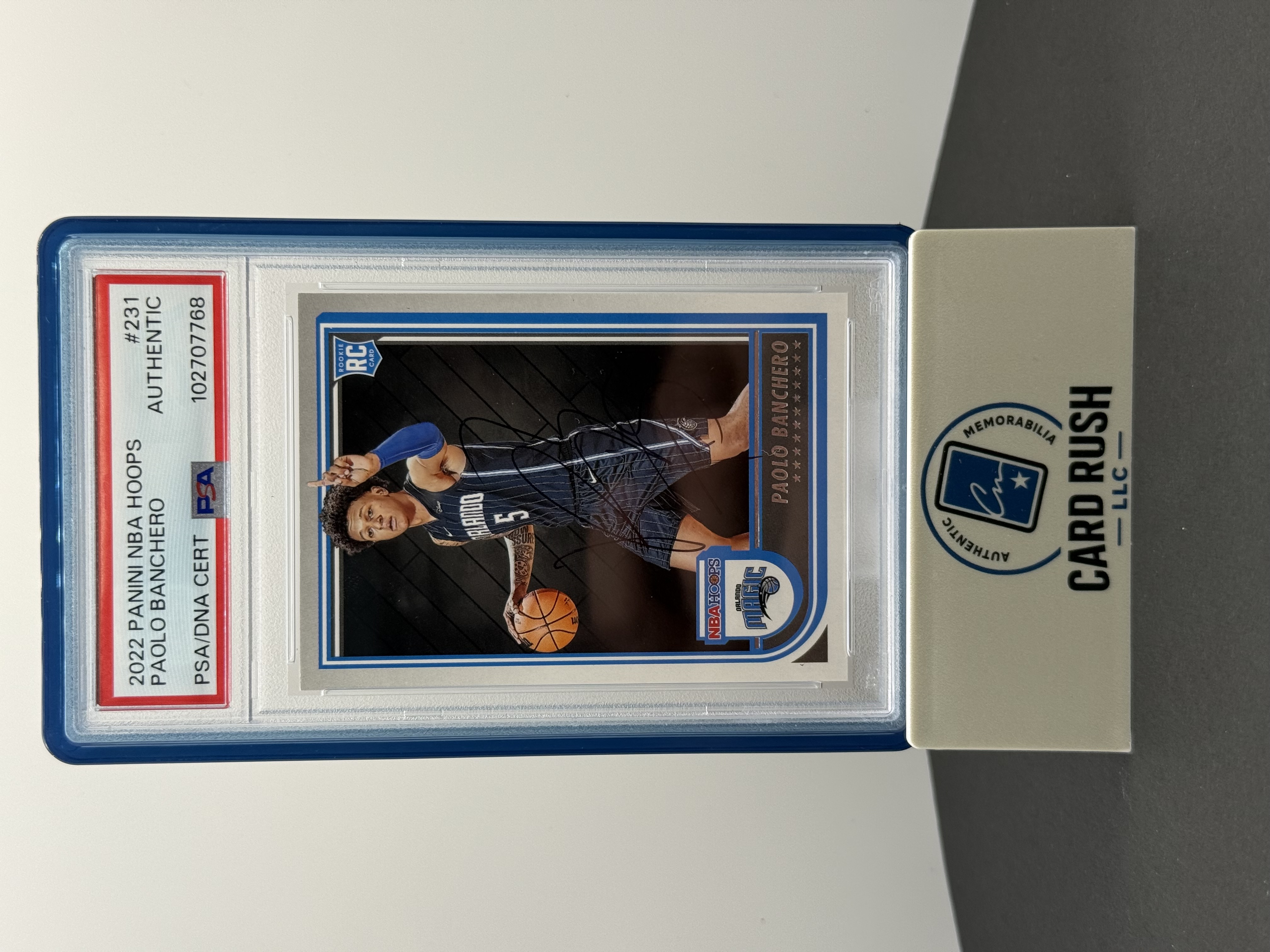 2022 Panini NBA Hoops Paolo Banchero Rookie Card #231