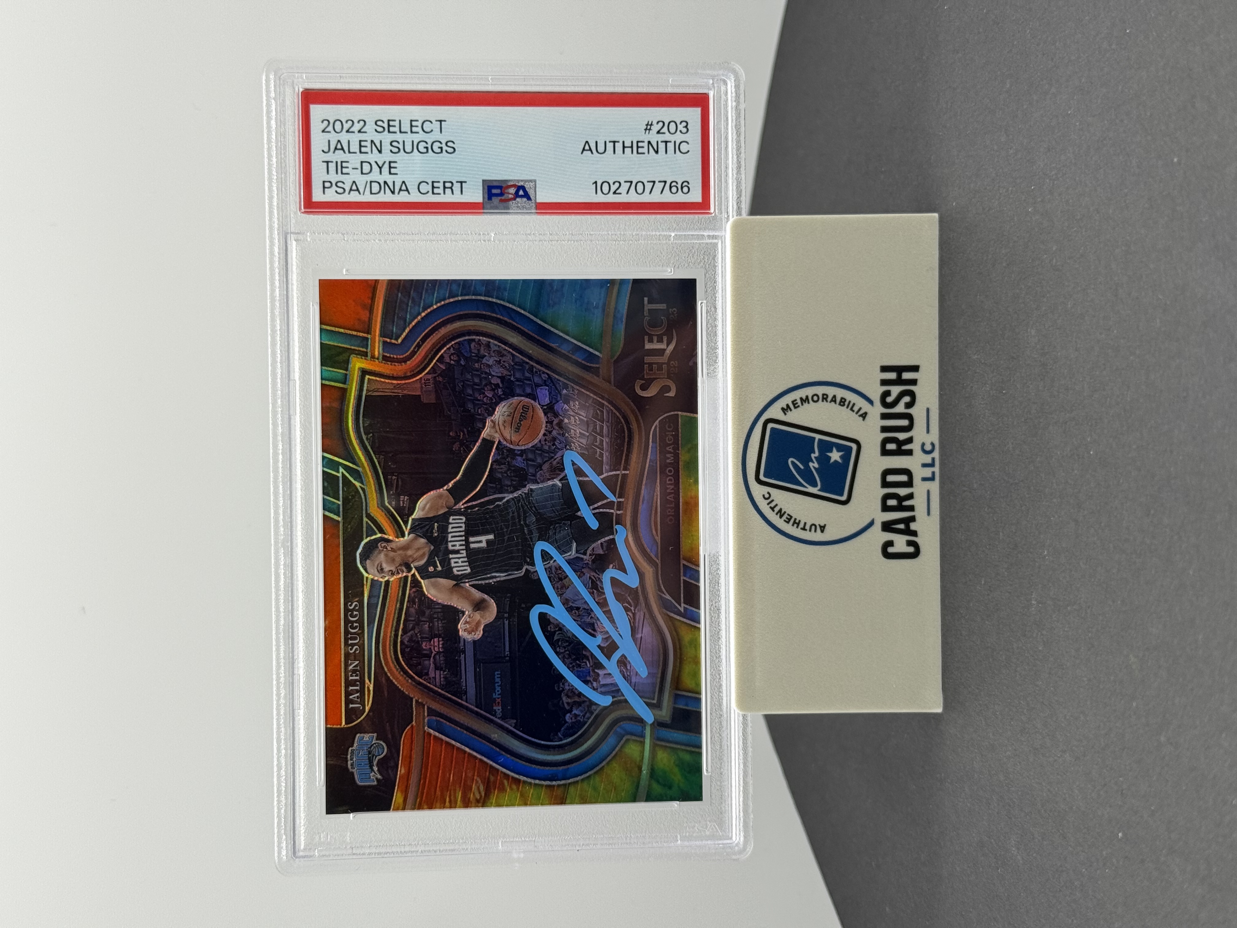 2022-23 Select Tie-Dye Jalen Suggs Auto Card