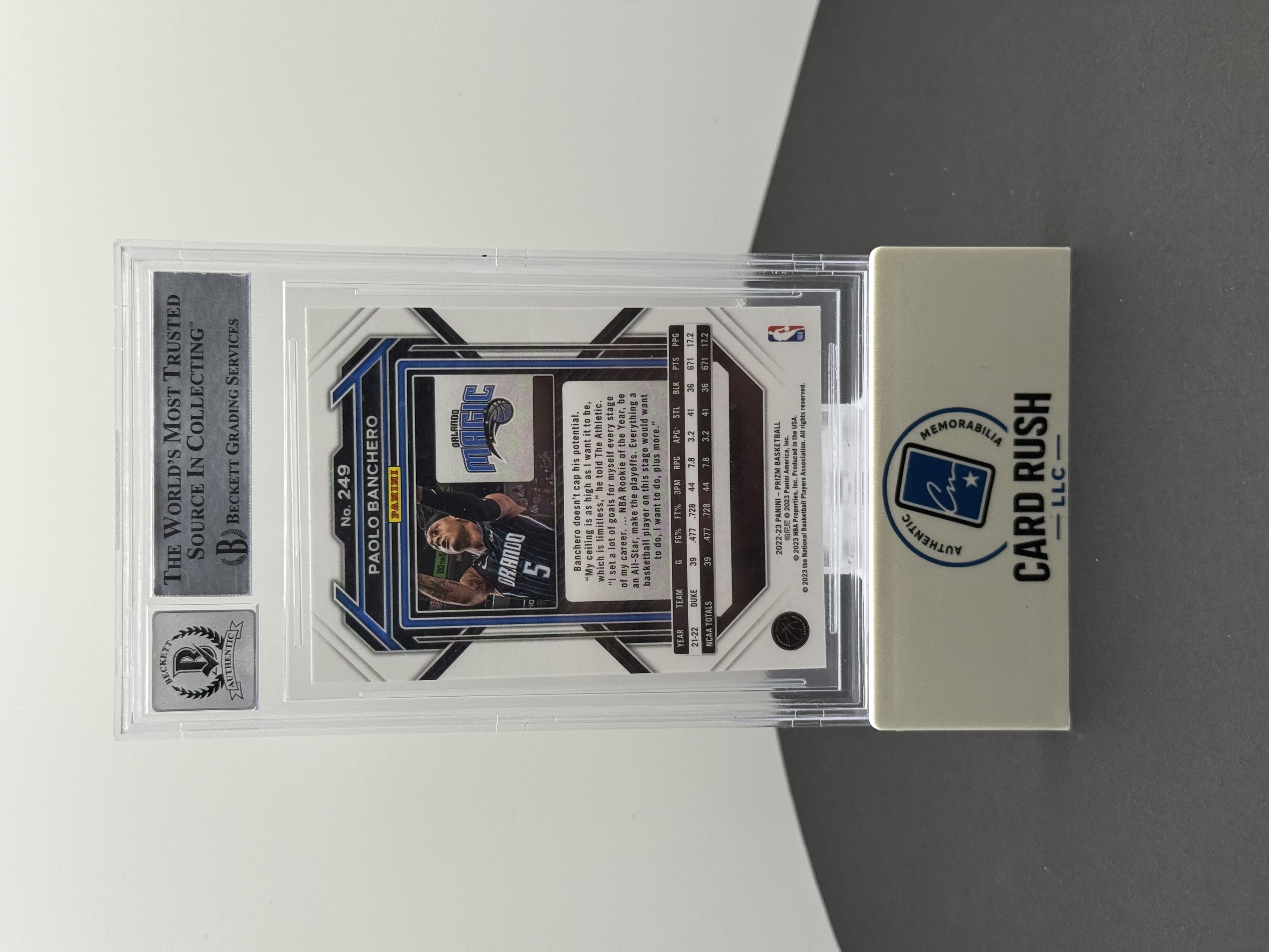 2022-23 Panini Prizm Paulo Bancheo Rookie Card