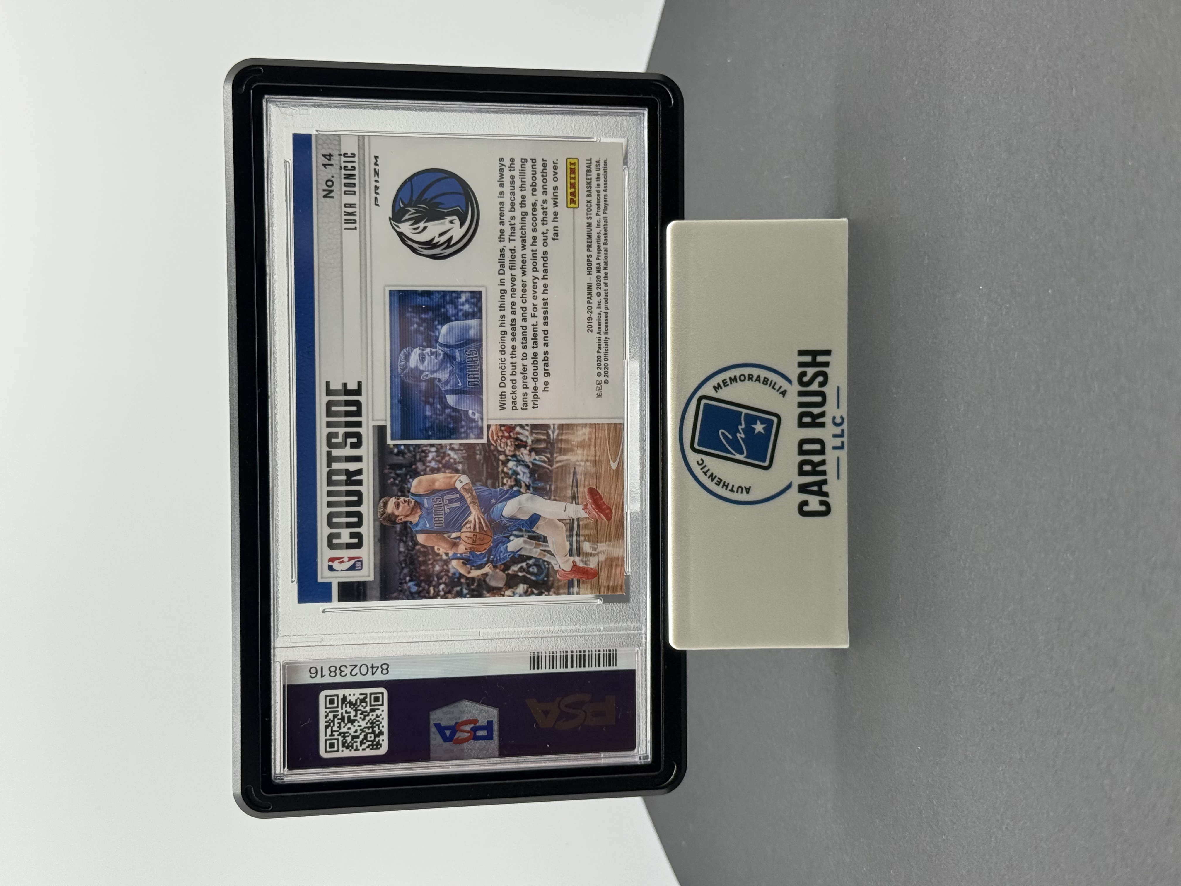 2019 Hoops Premium Stock Luka Dončić Autographed Card