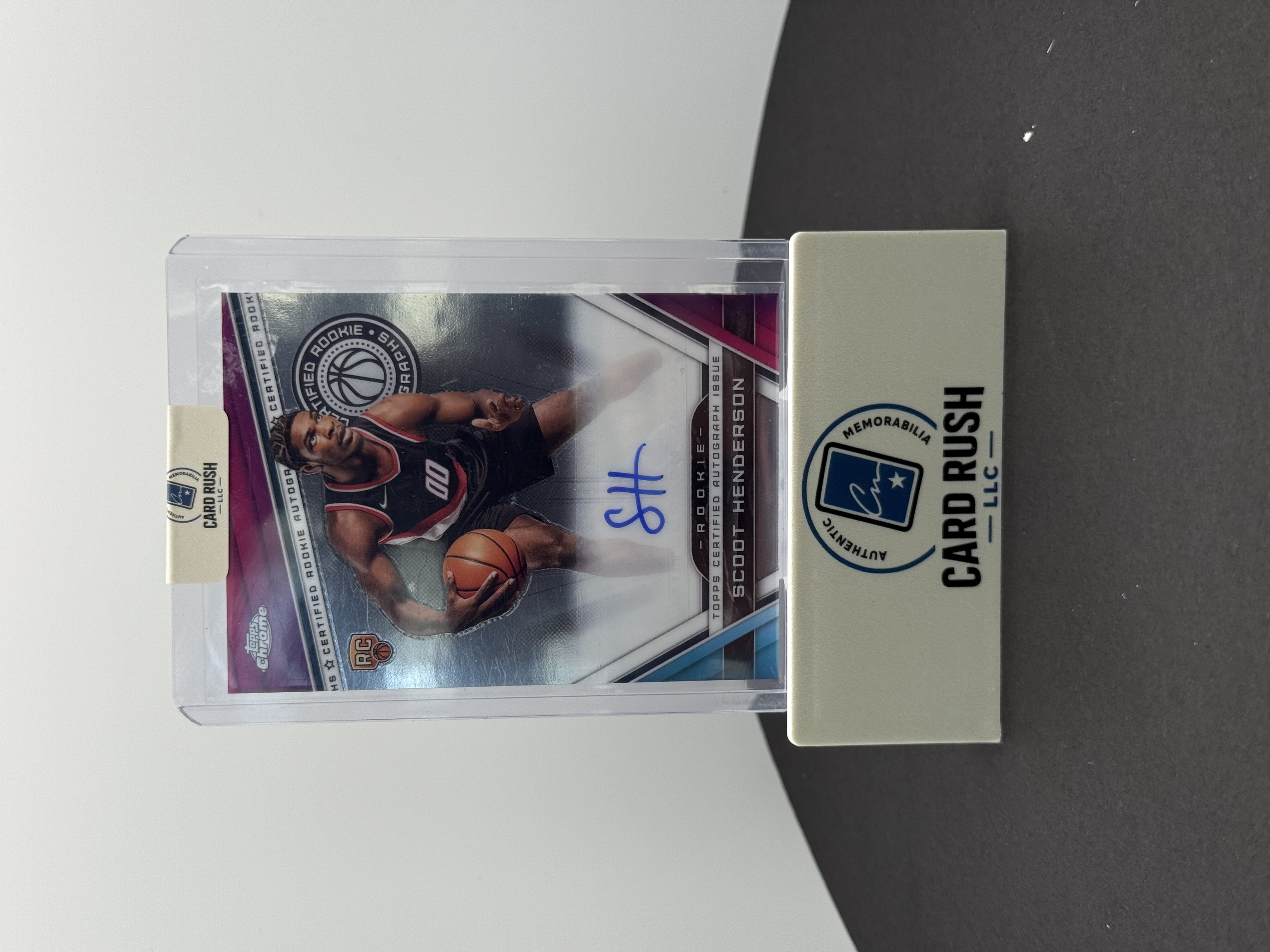 2023-24 Topps Chrome Scoot Henderson Autographed Rookie Card