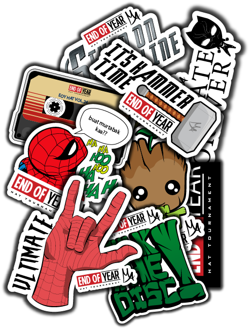EOY Hat 2024 Sticker Pack