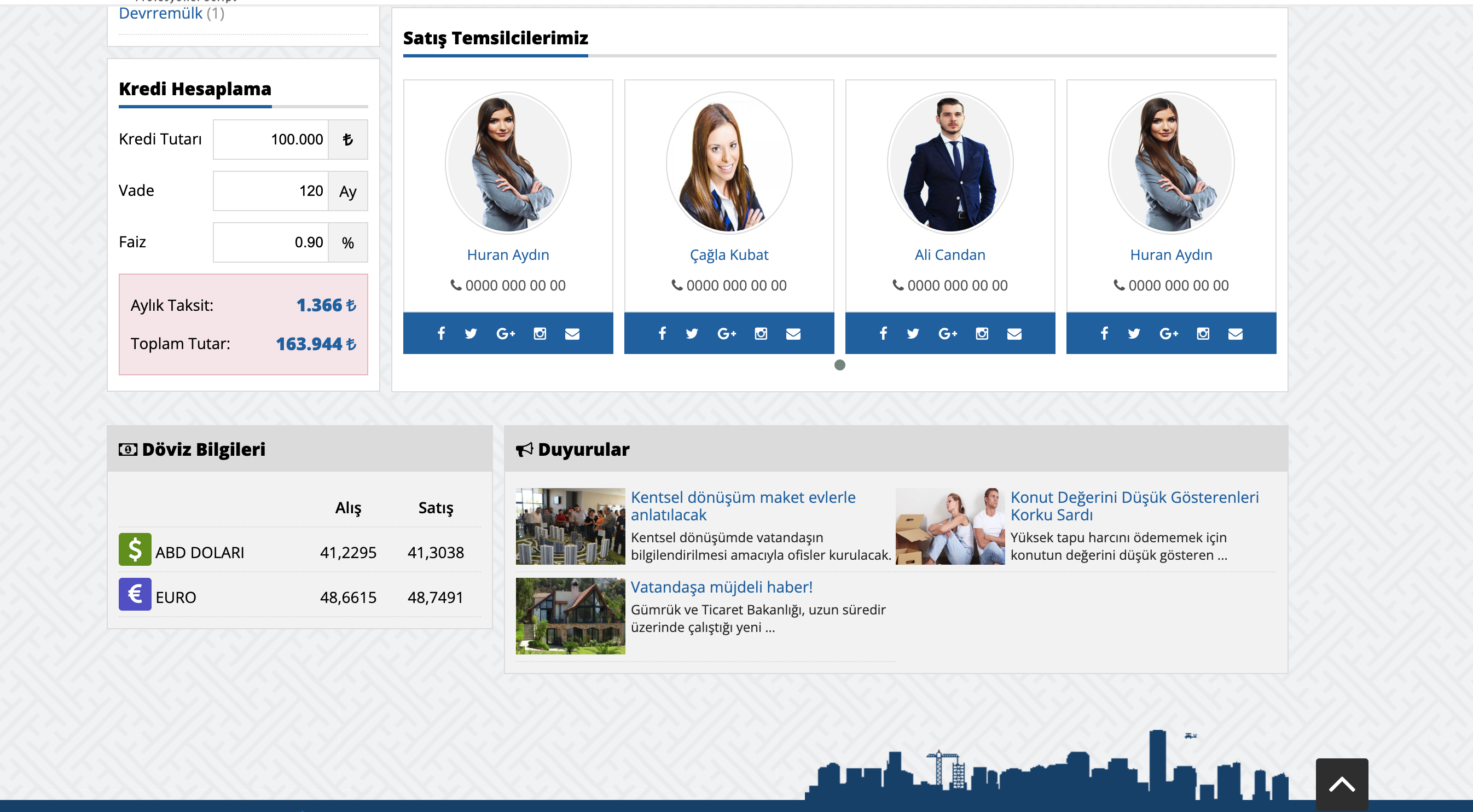 Profesyonel Emlak Web Sitesi Scripti